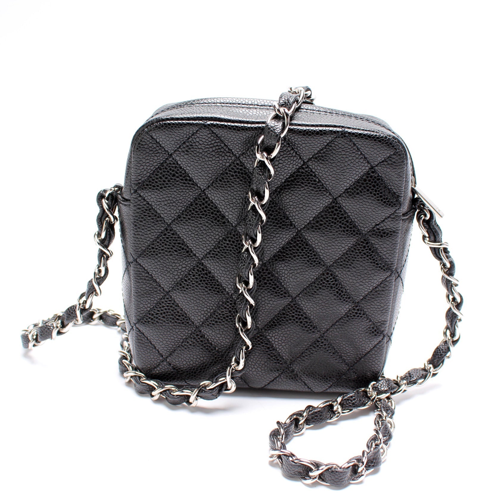 Chanel Rectangle Caviar Crossbody Bag