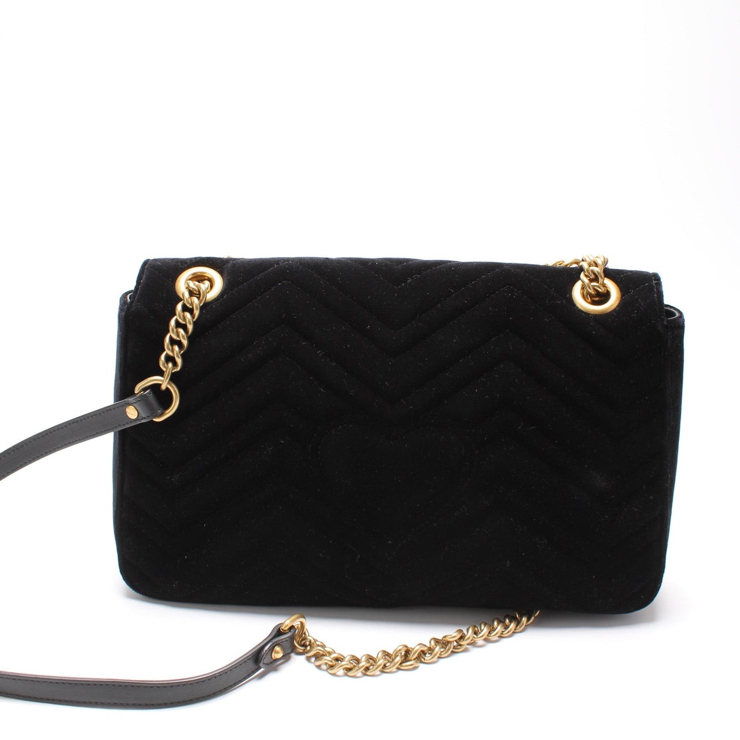 Gucci Marmont Velvet Loved Medium Shoulder Bag