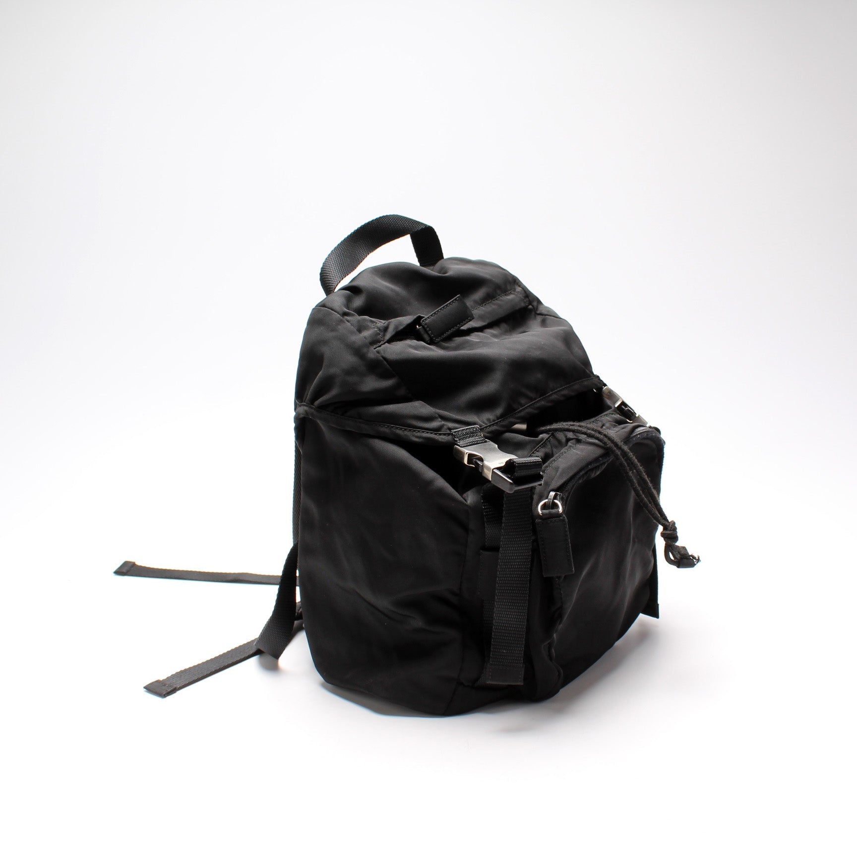 Prada V Tessuto Backpack Bag Nylon
