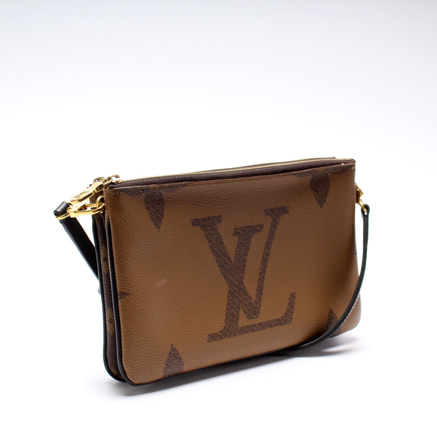 Louis Vuitton Double Zip Pochette Giant Reverse Monogram Clutch Bag Monogram 3