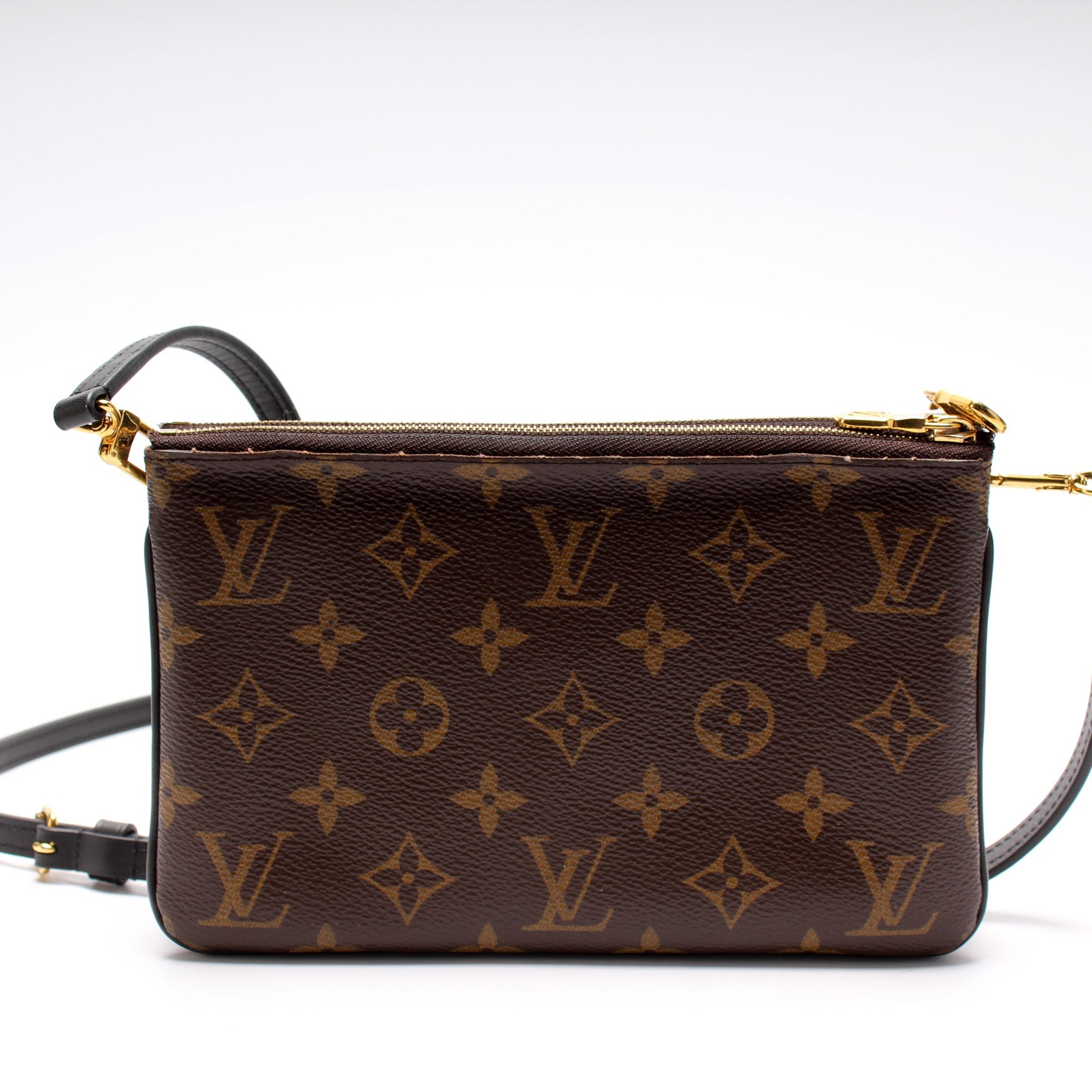 Louis Vuitton Double Zip Pochette Giant Reverse Monogram Clutch Bag Monogram 3