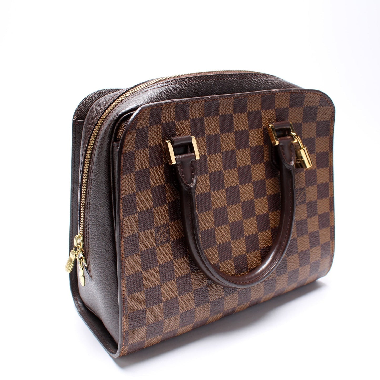 Louis Vuitton Triana Ebene Damier Handbag Damier Ebene