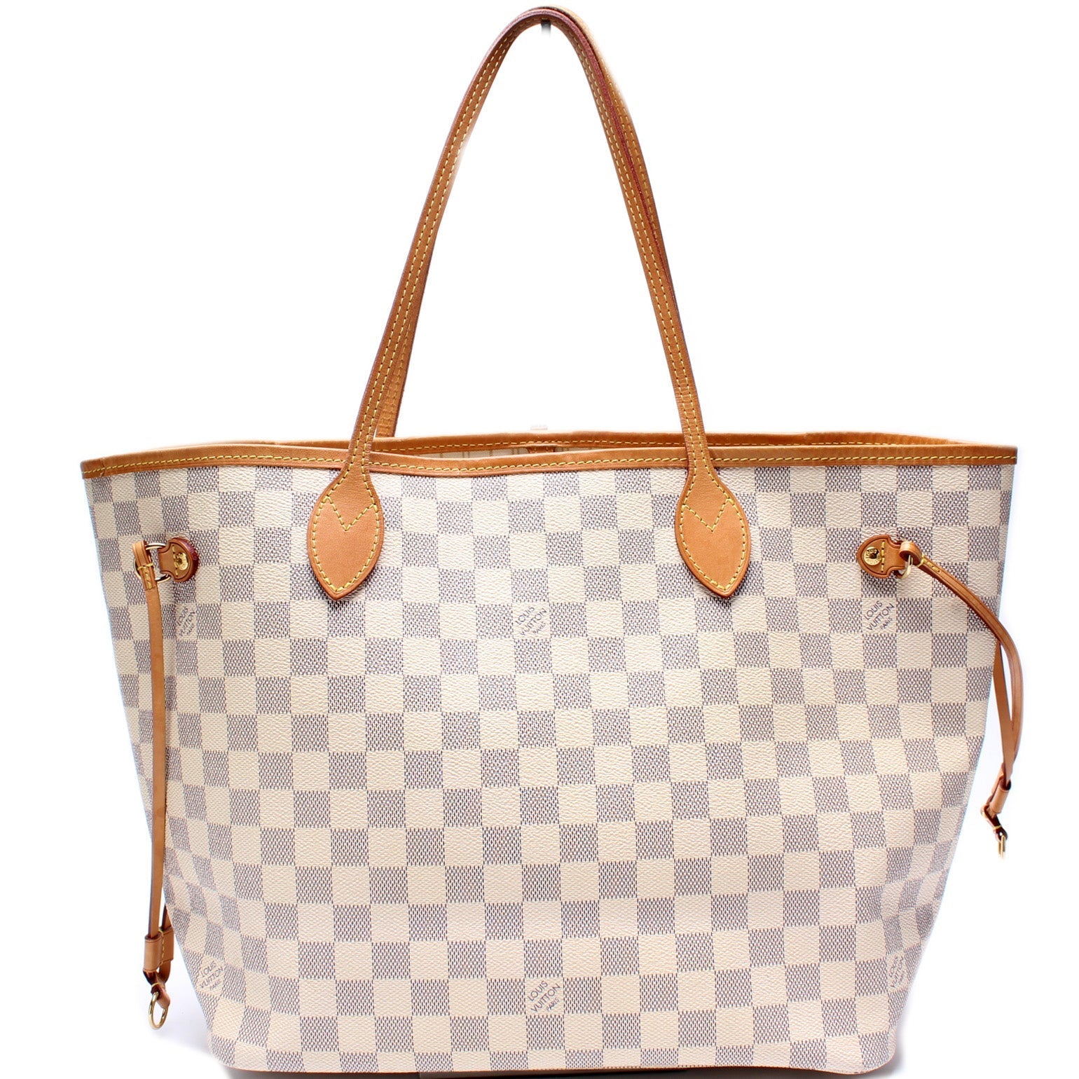 Louis Vuitton Neverfull MM Azur Damier Tote Bag Azur 15