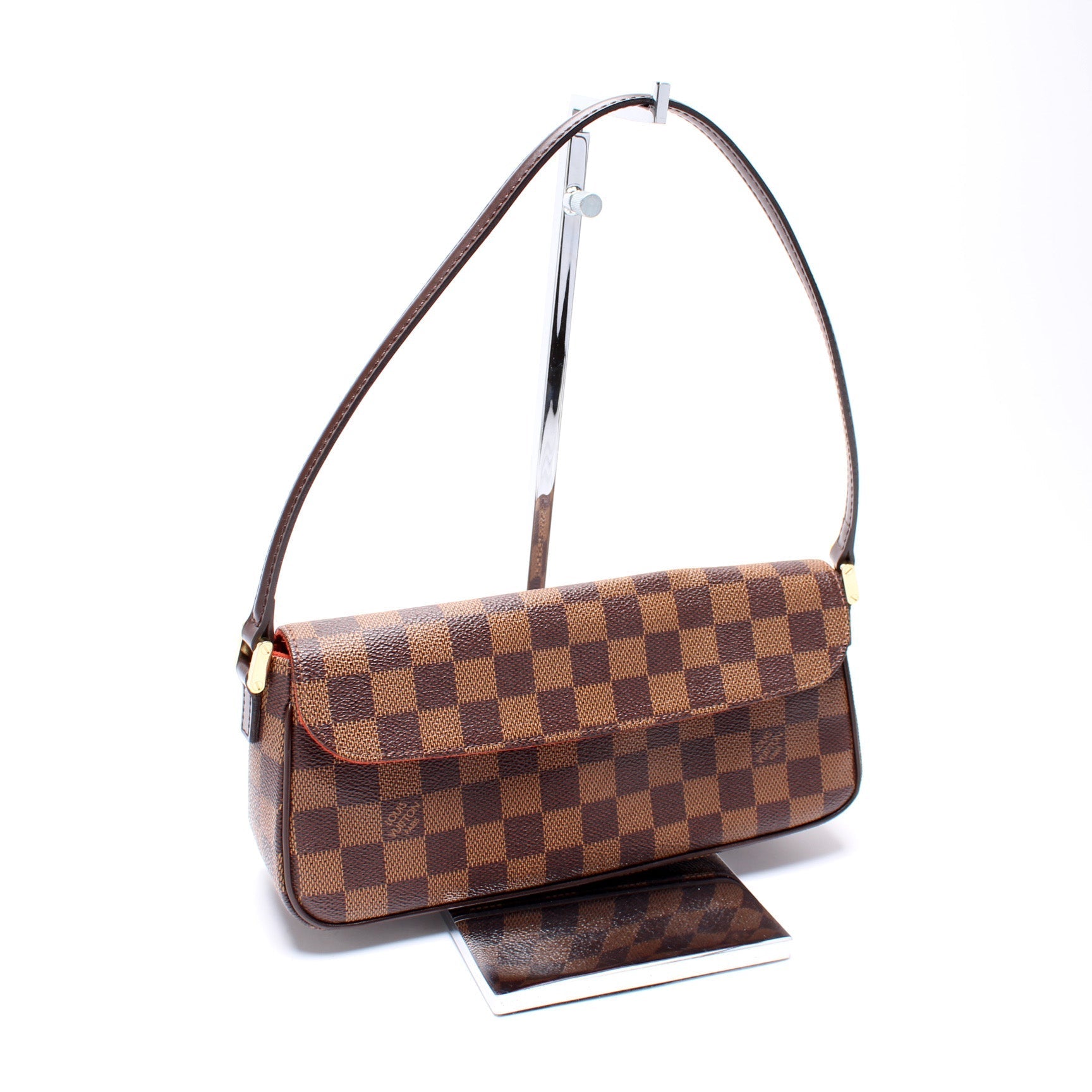 Louis Vuitton Recoleta Ebene Damier Handbag