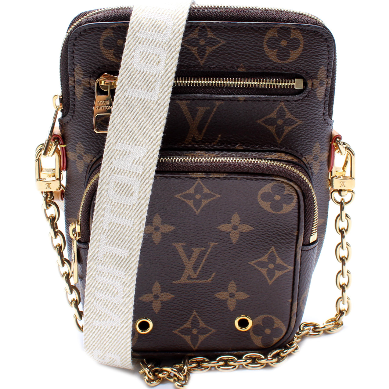 Louis Vuitton Utility Phone Sleeve Monogram Handbag