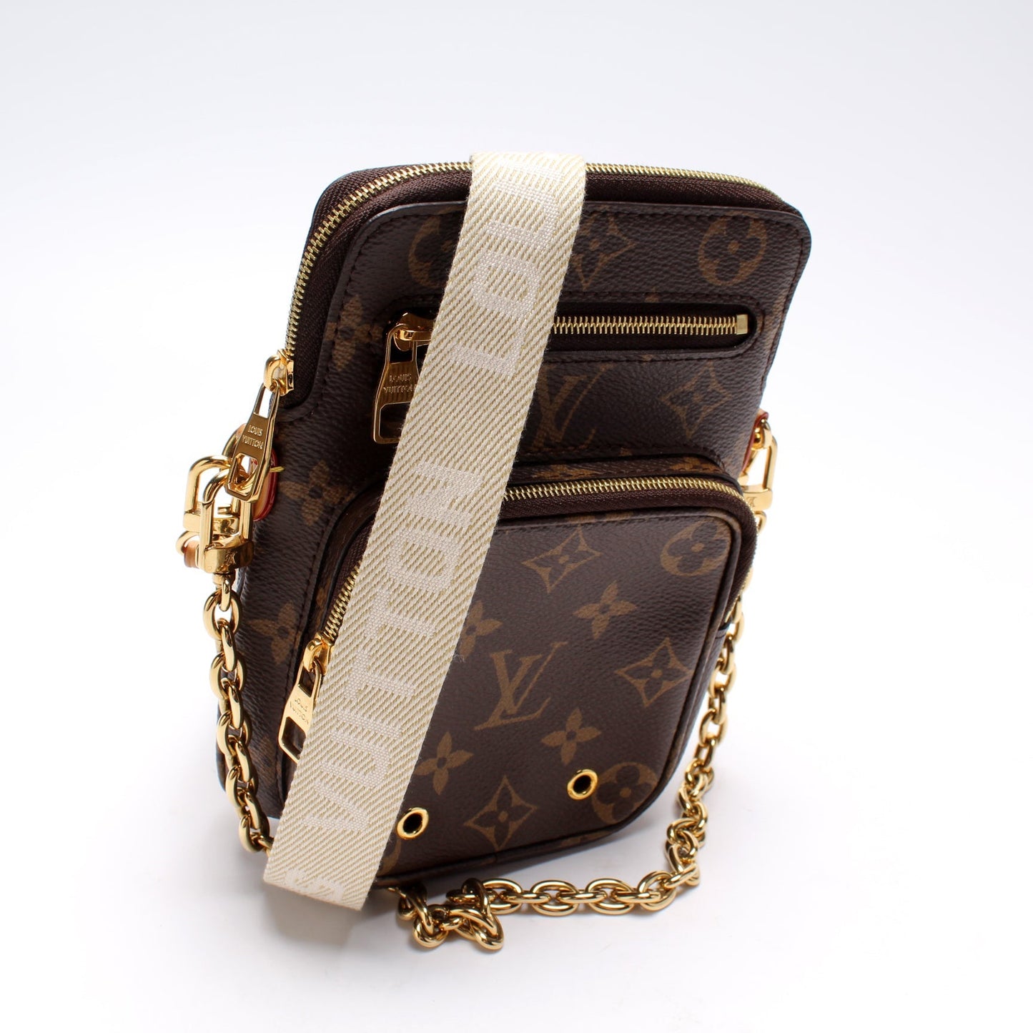 Louis Vuitton Utility Phone Sleeve Monogram Handbag