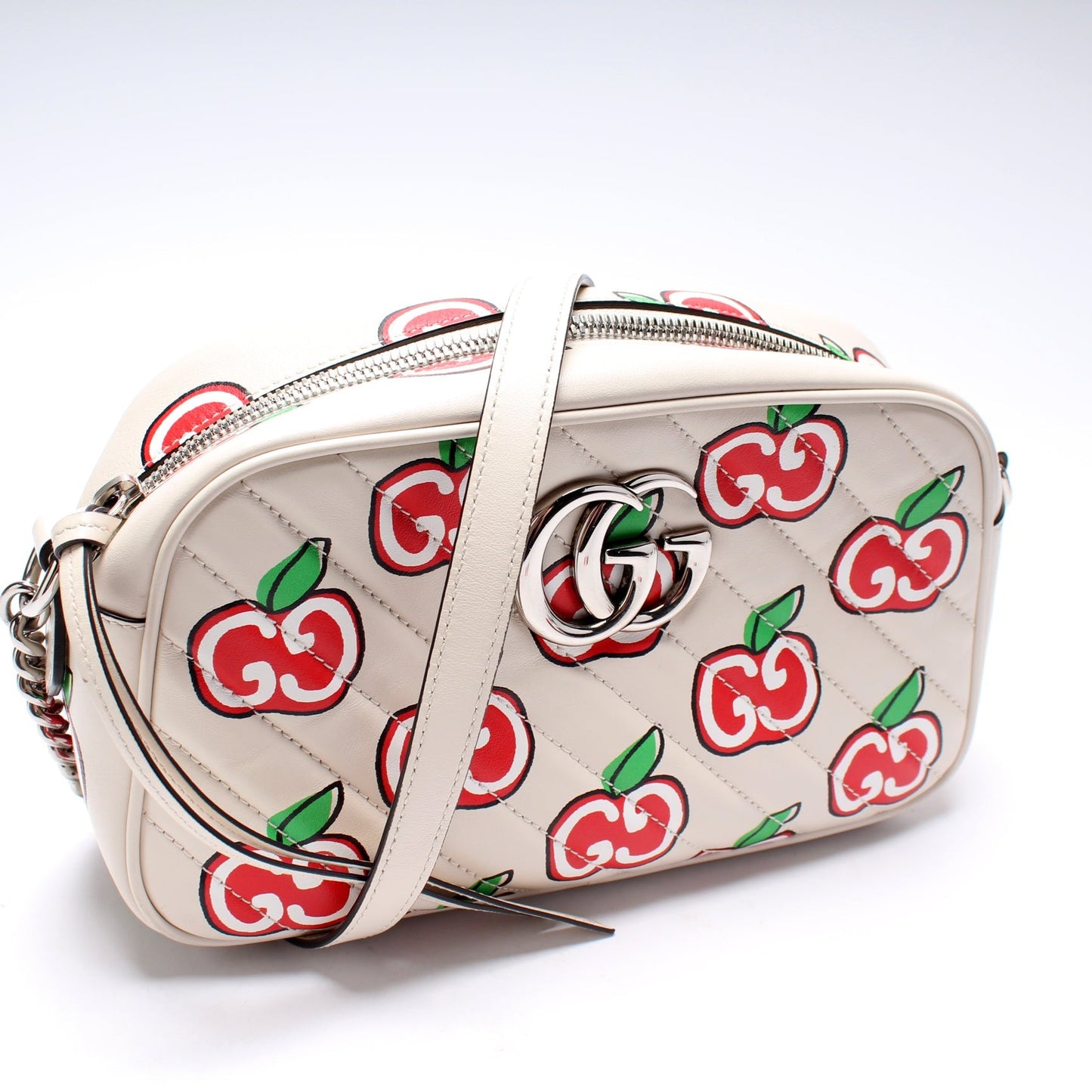 Gucci Marmont Camera Leather Small Handbag
