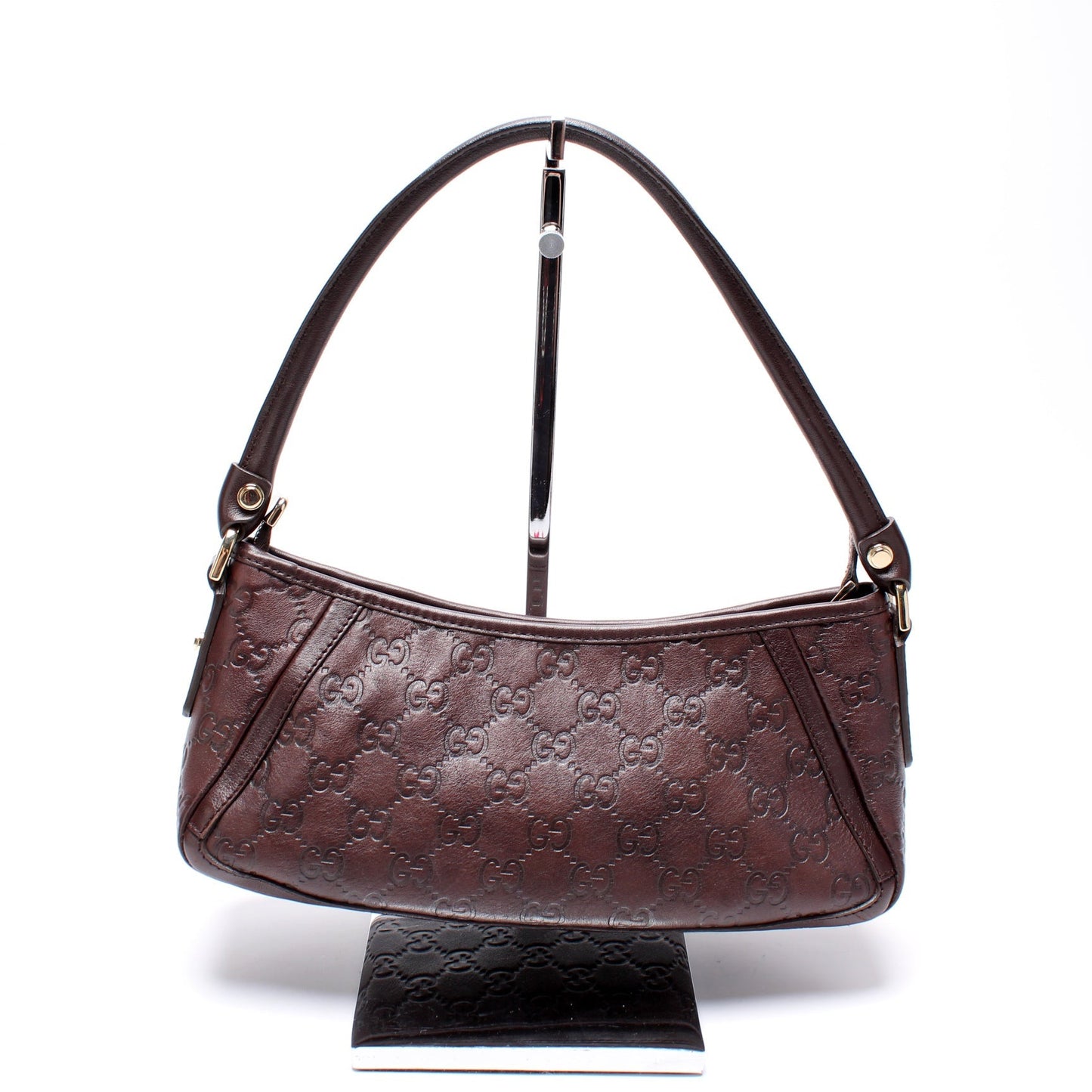 Gucci GG Abbey Pochette Leather Travel Bag
