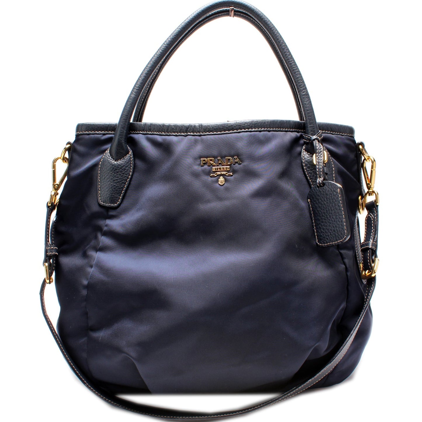 Prada Tessuto Sacca Manici Convertible Tote Bag Nylon