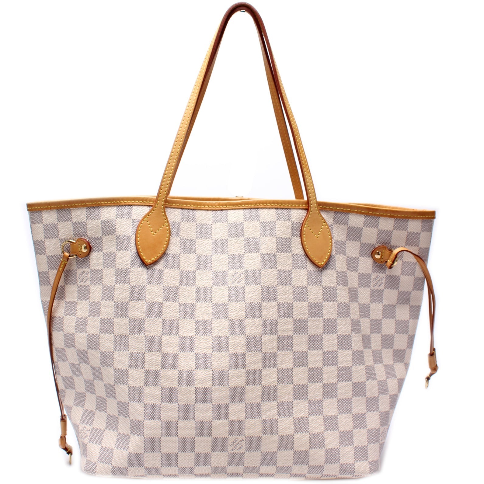 Louis Vuitton Neverfull MM Azur Damier Tote Bag Azur 13