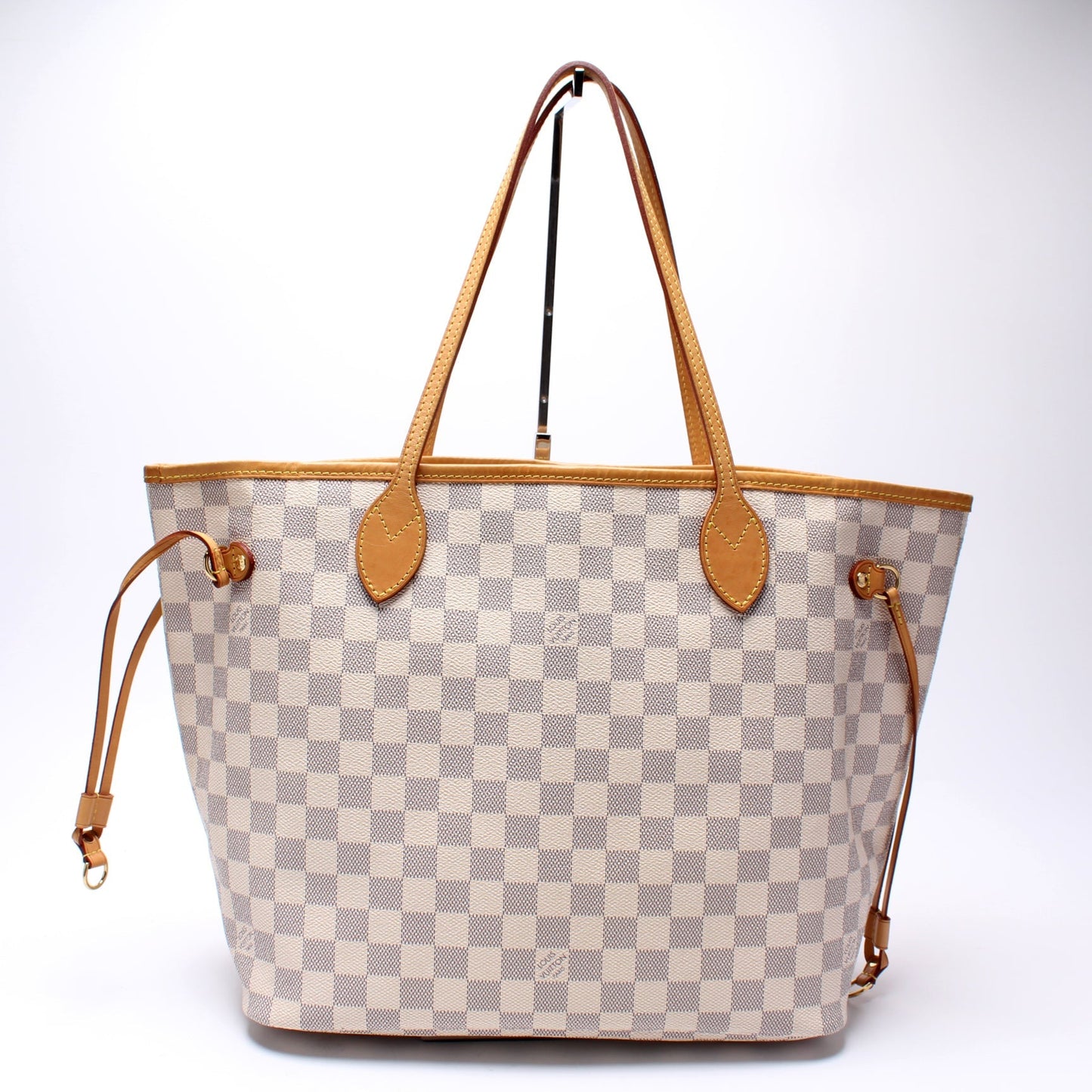 Louis Vuitton Neverfull MM Azur Damier Tote Bag Azur 13