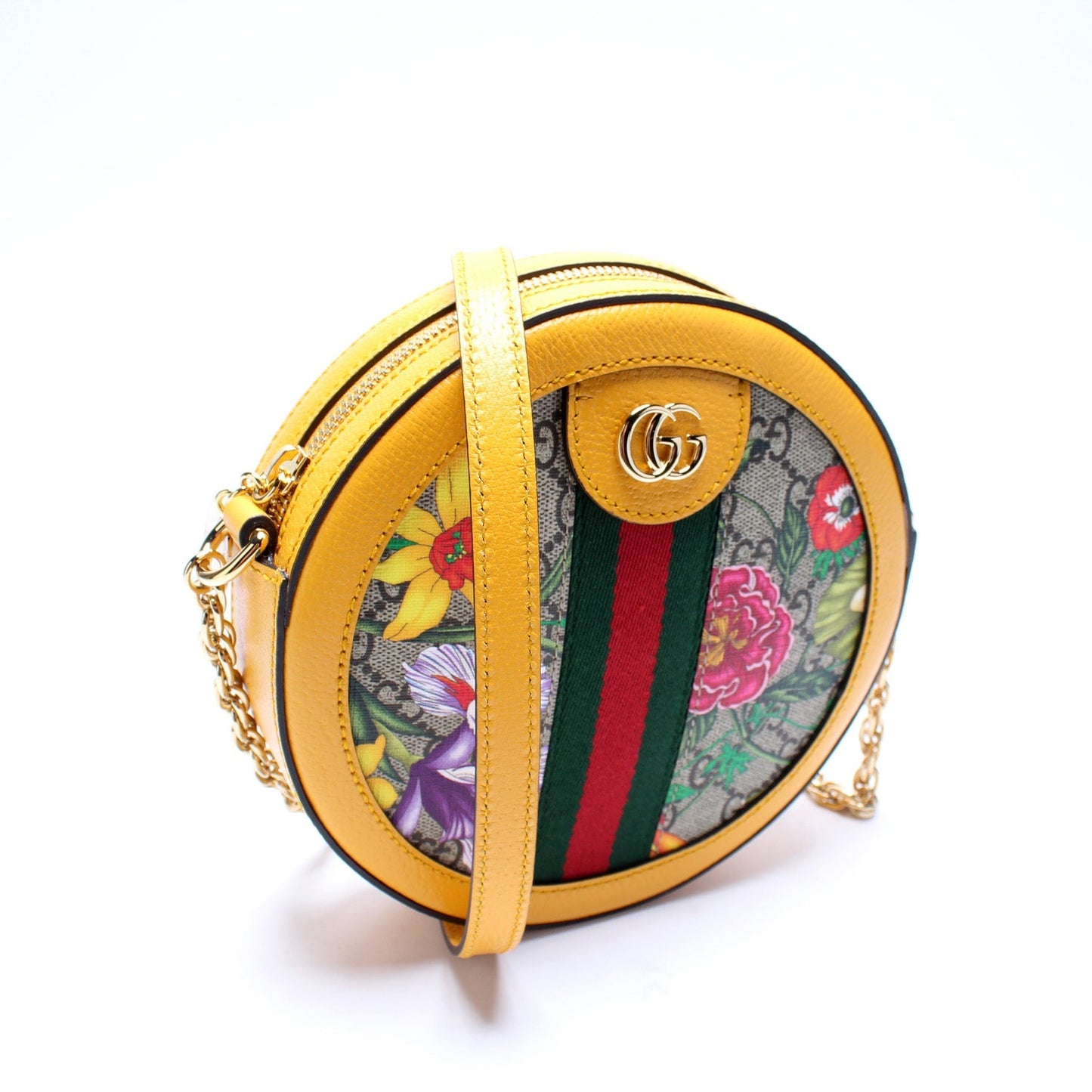 Gucci Ophidia GG Flora Round Small Crossbody Bag Crossbody 1