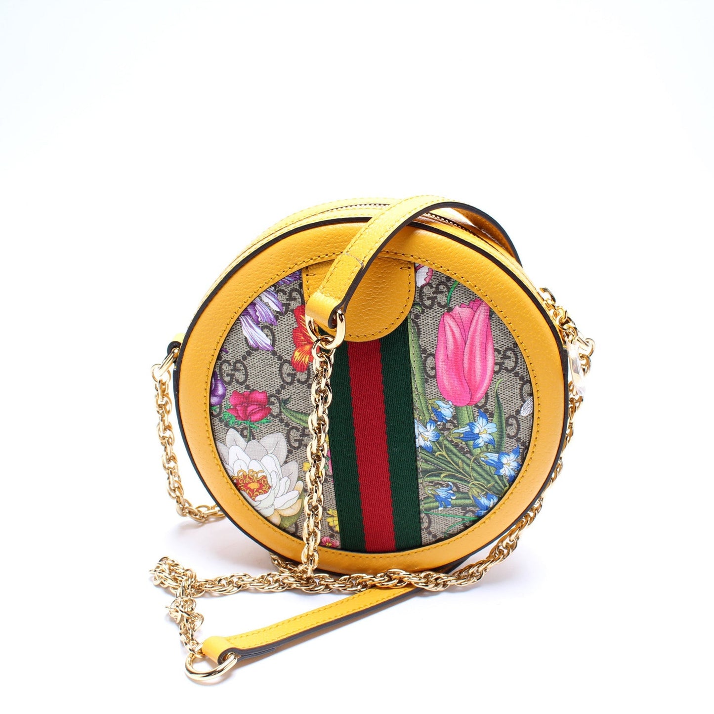 Gucci Ophidia GG Flora Round Small Crossbody Bag Crossbody 1
