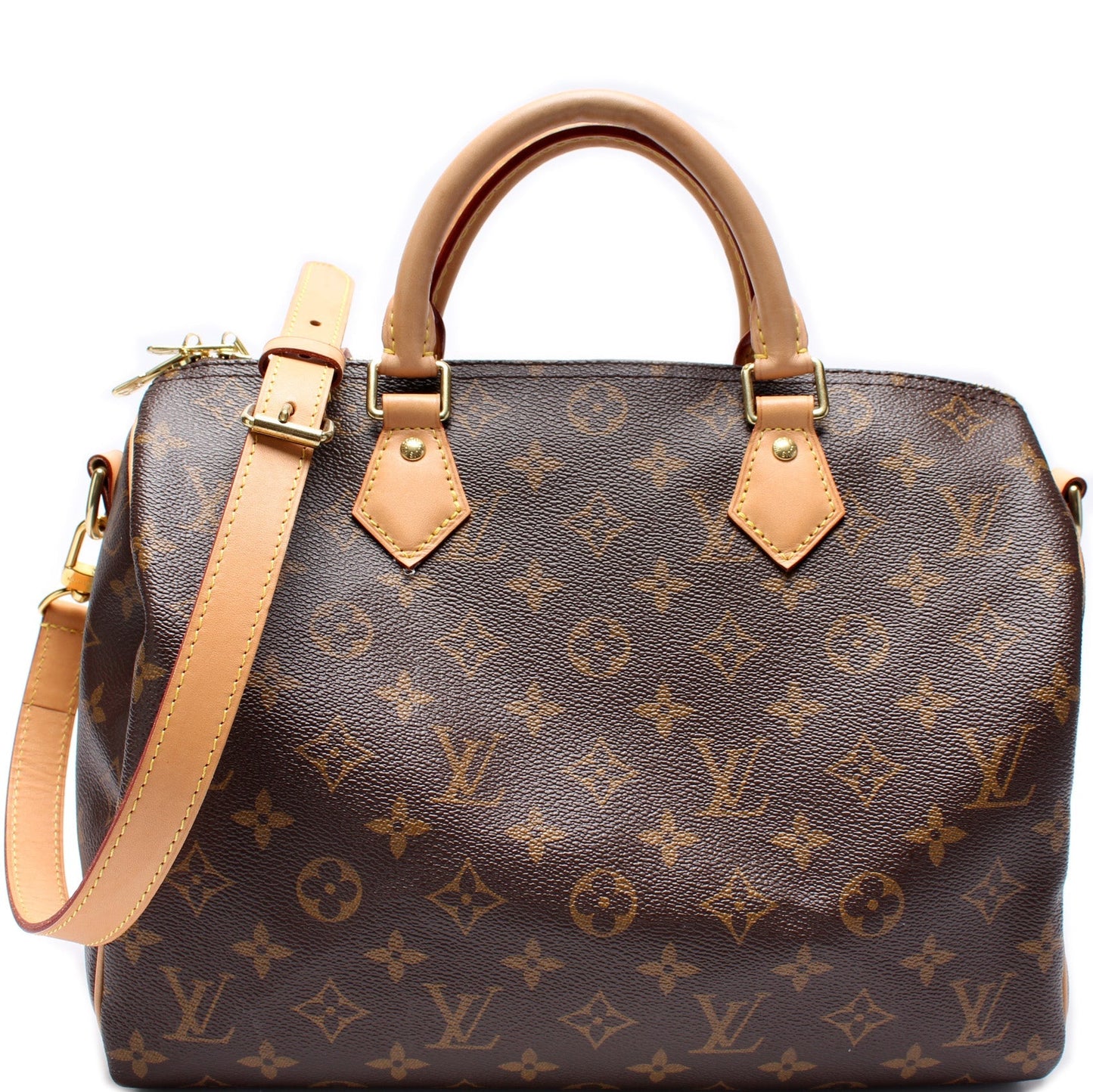 Louis Vuitton Speedy 30 Bandouliere Monogram Handbag Monogram 10