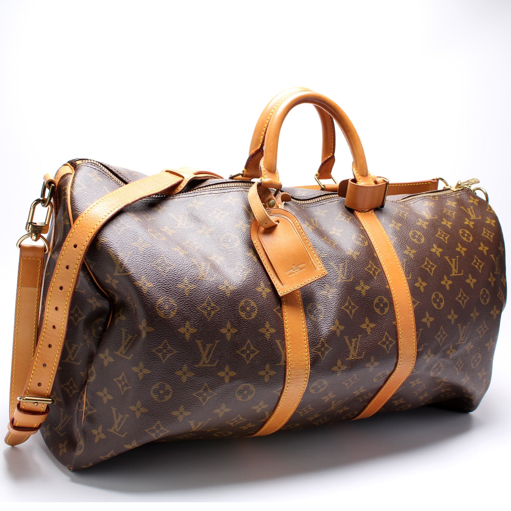 Louis Vuitton Keepall 55 Bandouliere Monogram Travel Bag Bandouliere 4