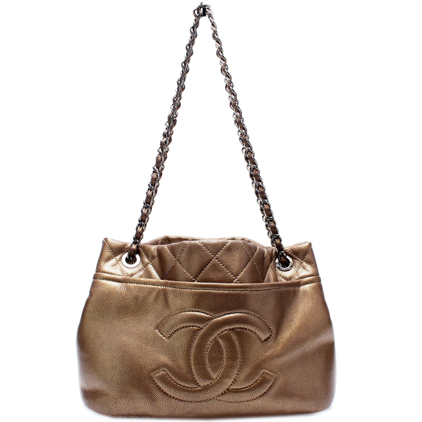 Chanel Timeless CC Soft Shopping Caviar Tote Bag