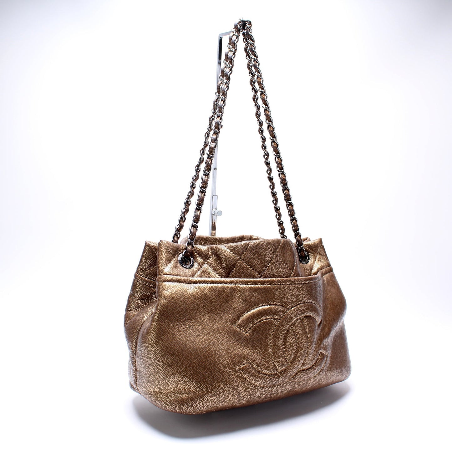 Chanel Timeless CC Soft Shopping Caviar Tote Bag