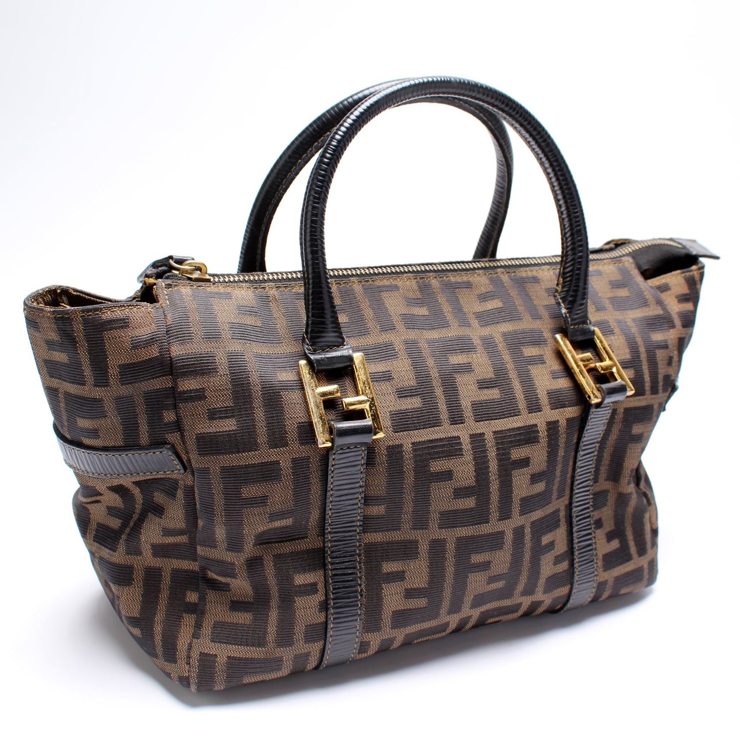 Fendi Zucca Satchel Bag Small