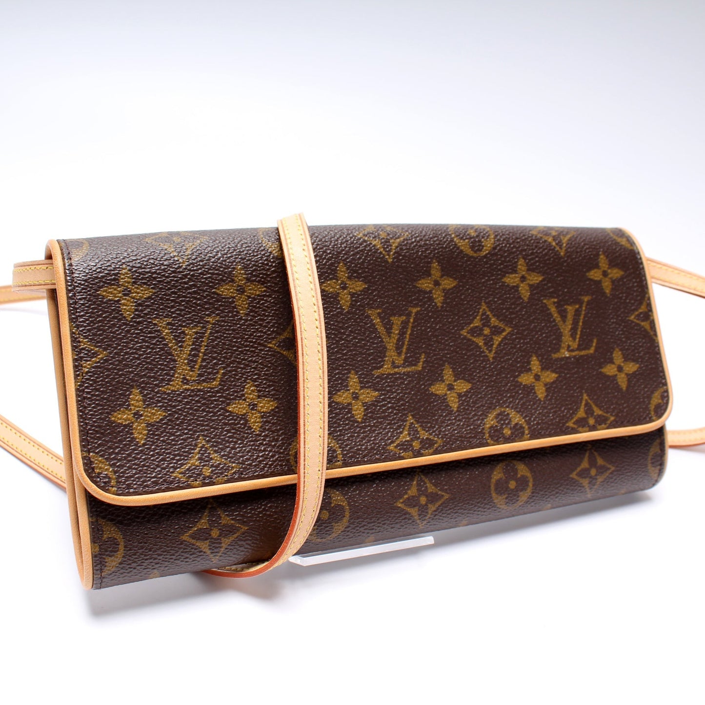 Louis Vuitton Pochette Twin GM Monogram Clutch Bag Monogram 9