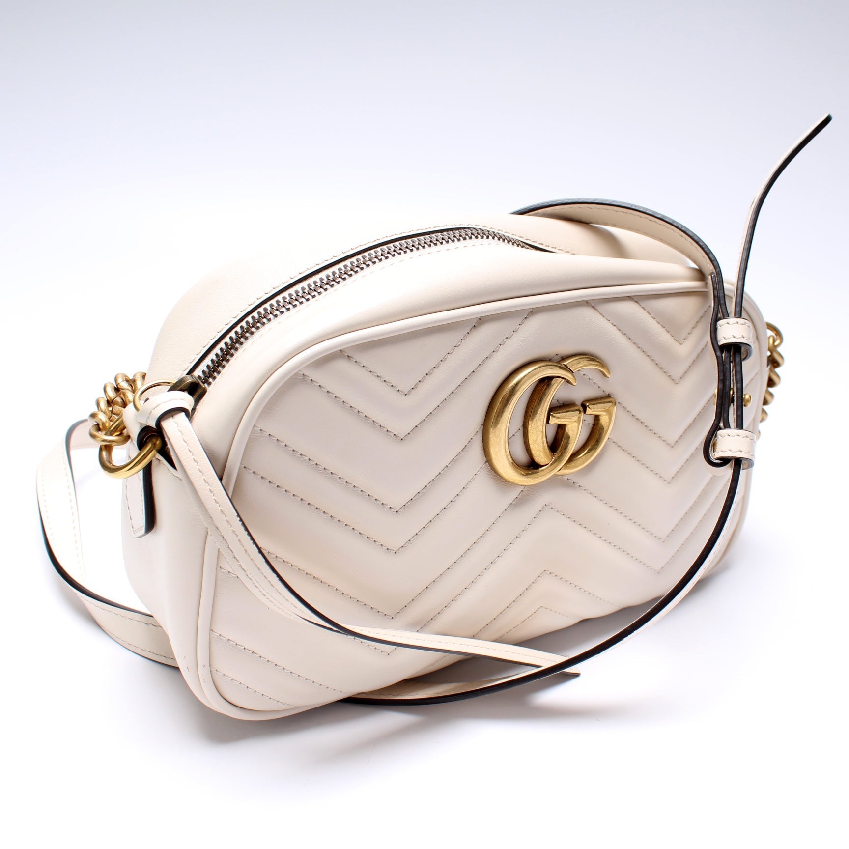 Gucci Marmont Camera Leather Small Crossbody Bag Bag 2