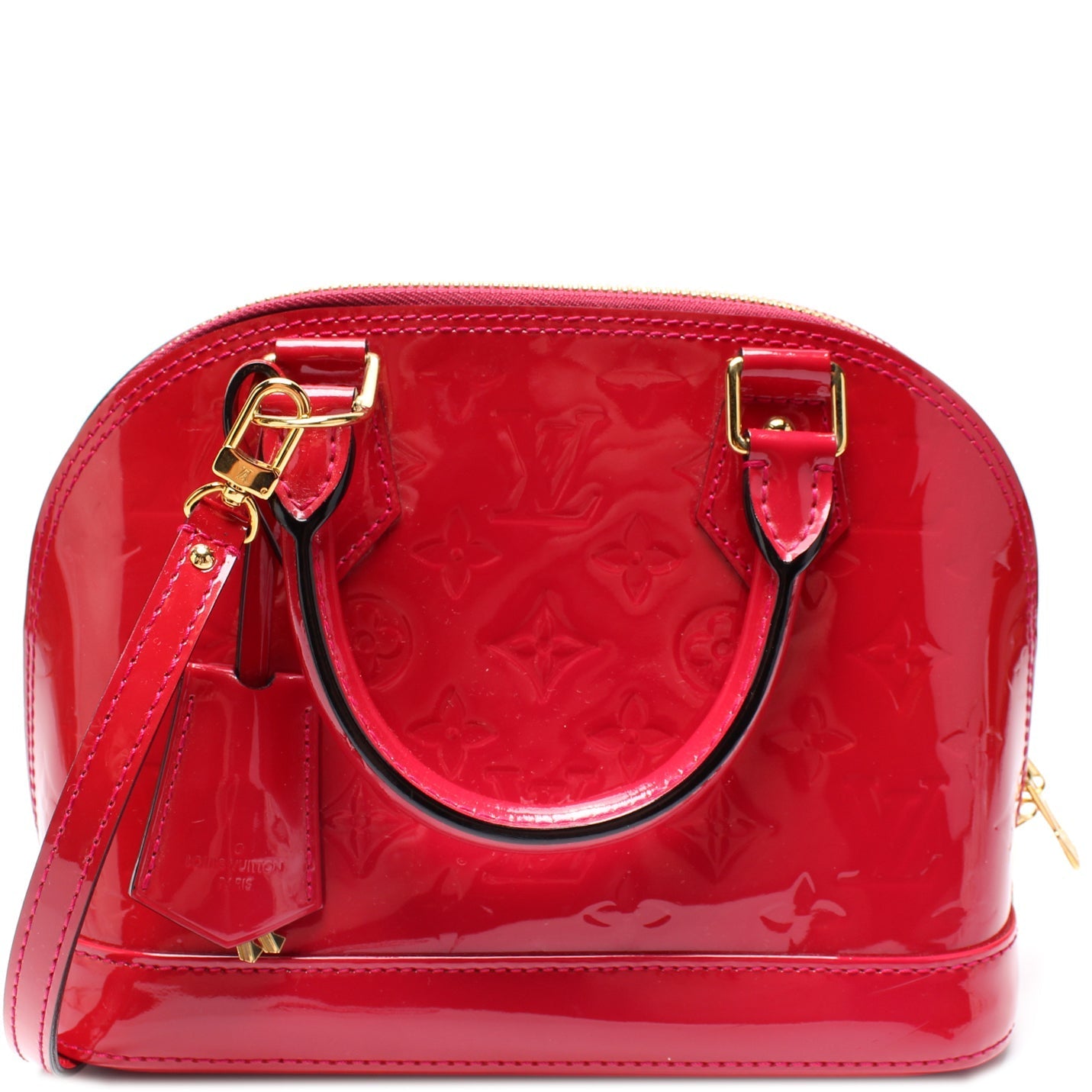 Louis Vuitton Alma BB Vernis Handbag Vernis 2