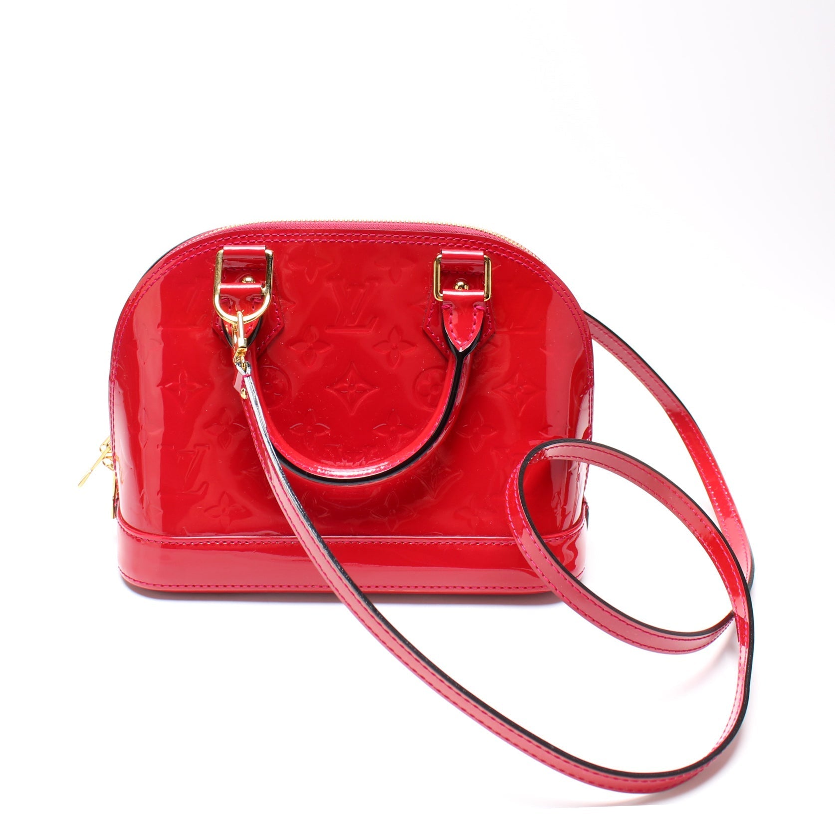 Louis Vuitton Alma BB Vernis Handbag Vernis 2