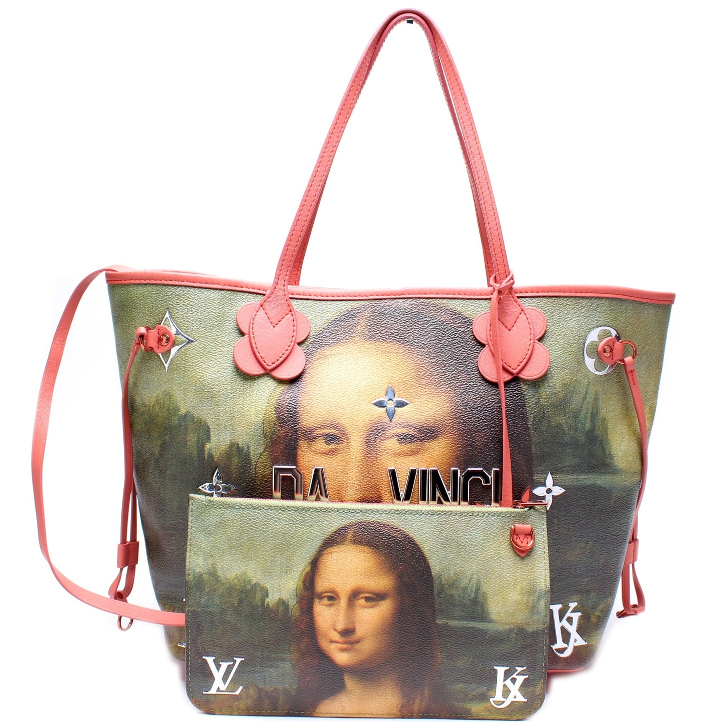 Louis Vuitton Neverfull MM Masters Da Vinci Wallet Case