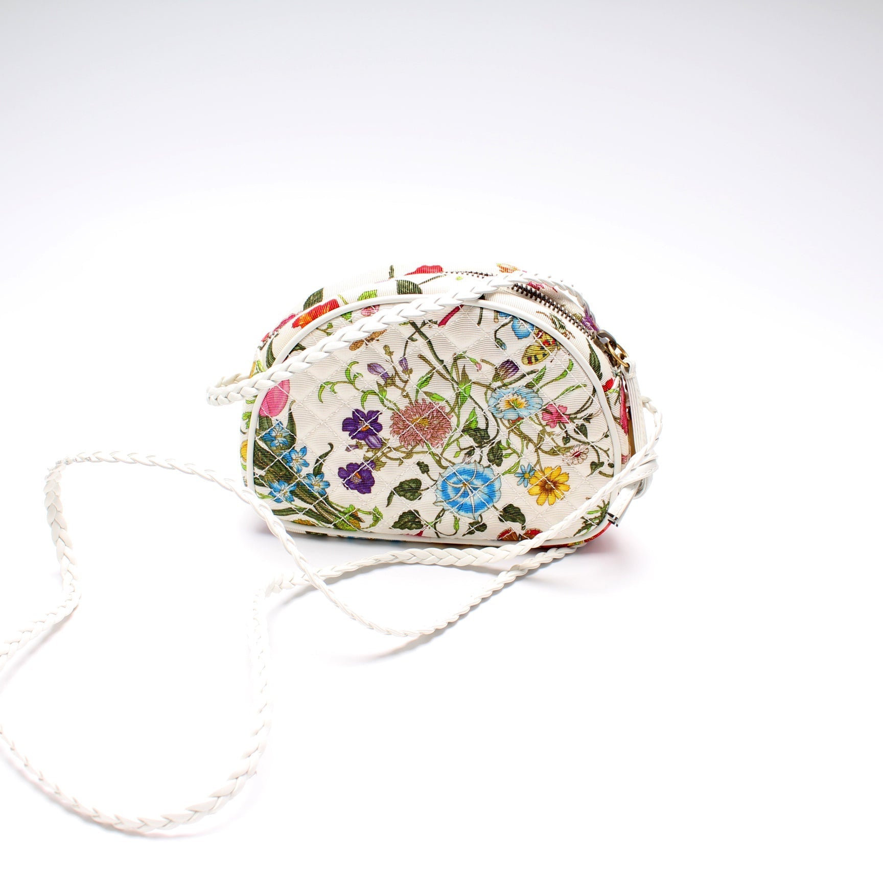 Gucci Trapuntata Flora Mini Travel Bag