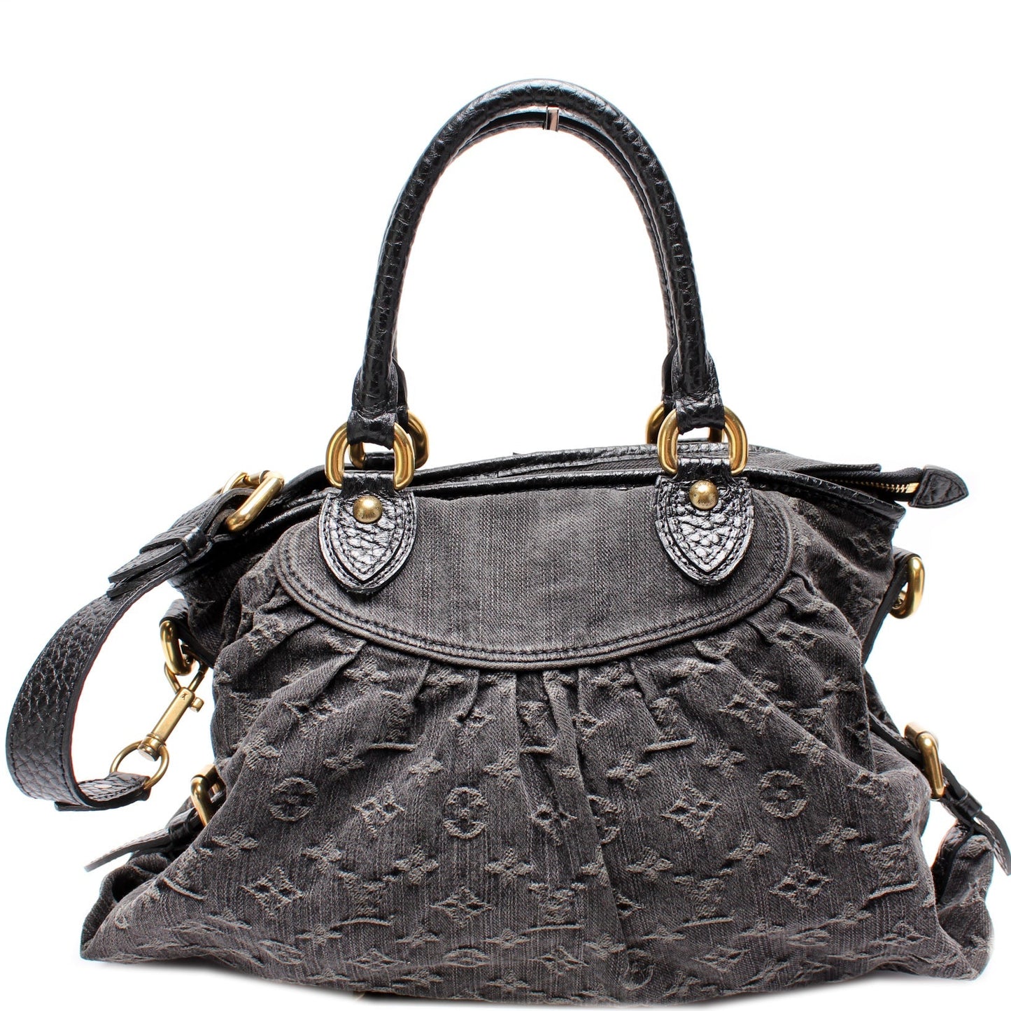 Louis Vuitton Neo Cabby MM Denim Handbag Denim 4