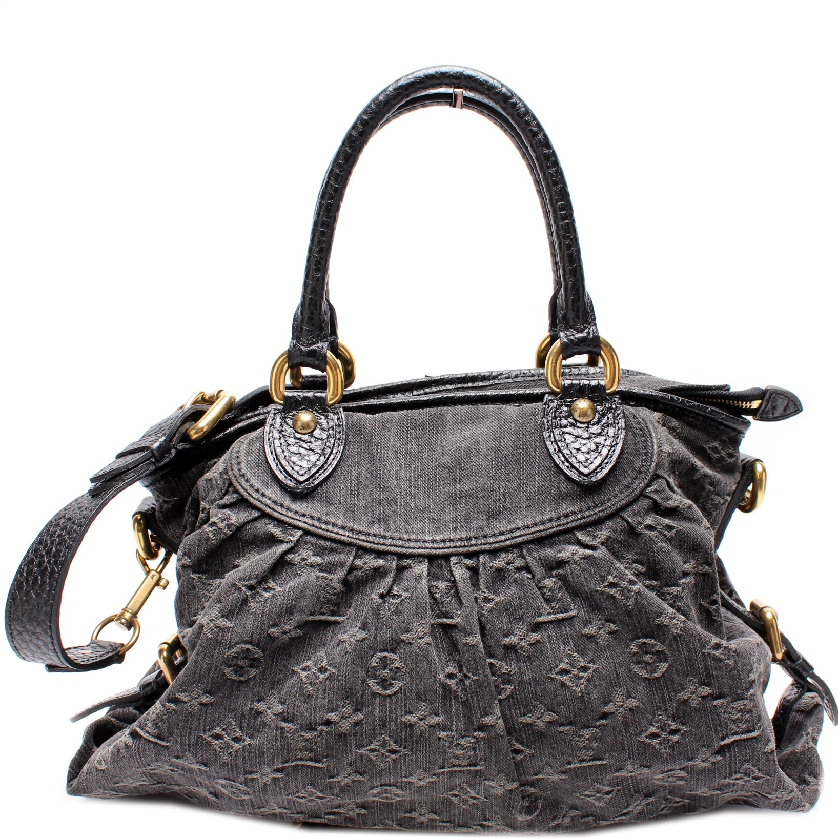 Louis Vuitton Neo Cabby MM Denim Handbag Denim 4