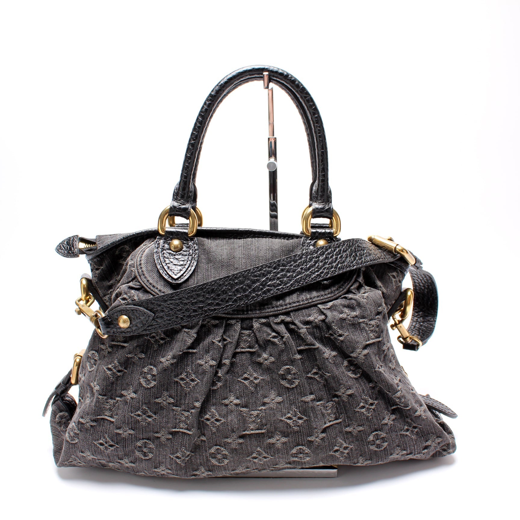 Louis Vuitton Neo Cabby MM Denim Handbag Denim 4