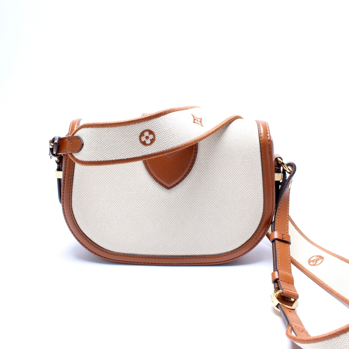 Louis Vuitton Pont 9 Soft MM Canvas Handbag Canvas 1