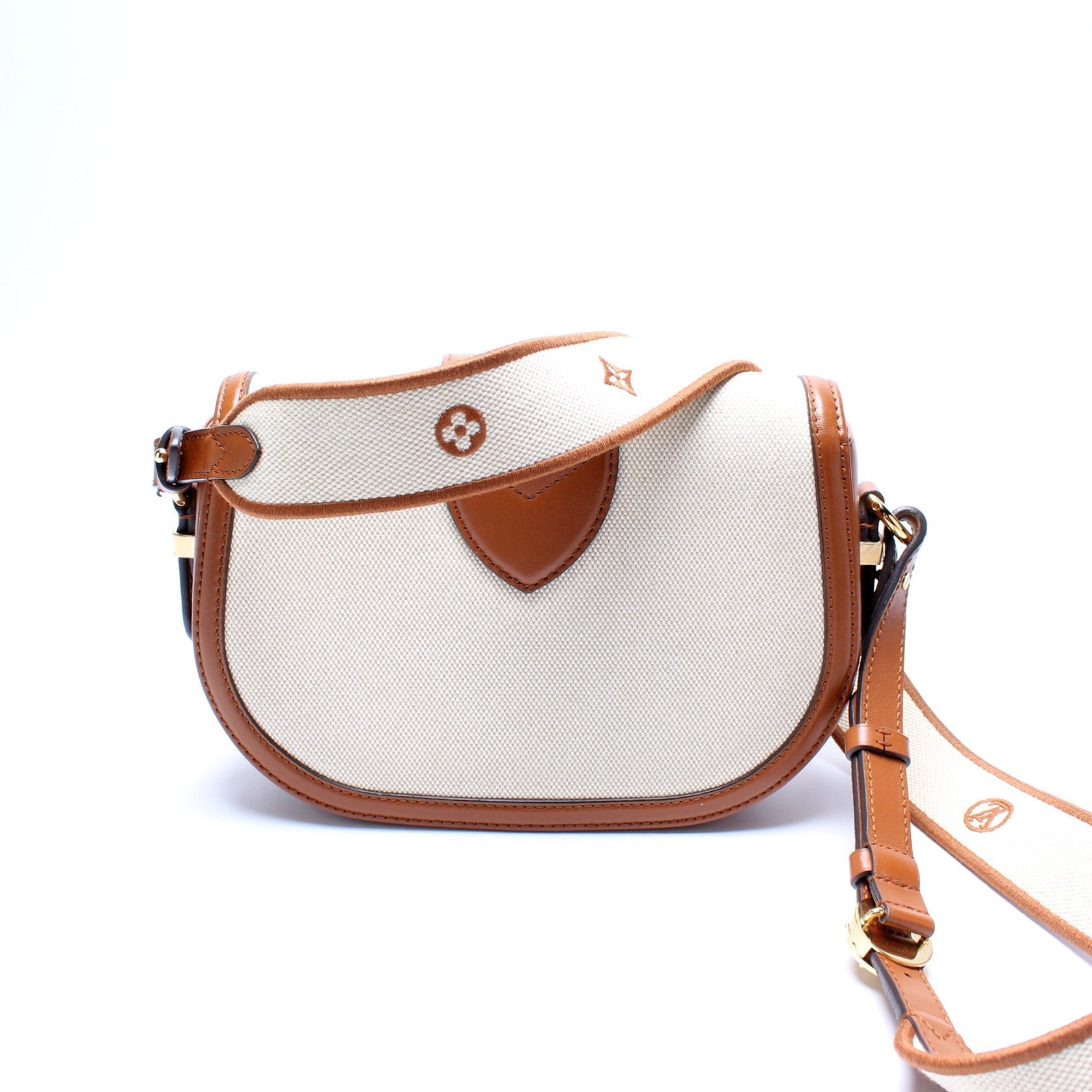 Louis Vuitton Pont 9 Soft MM Canvas Handbag Canvas 1