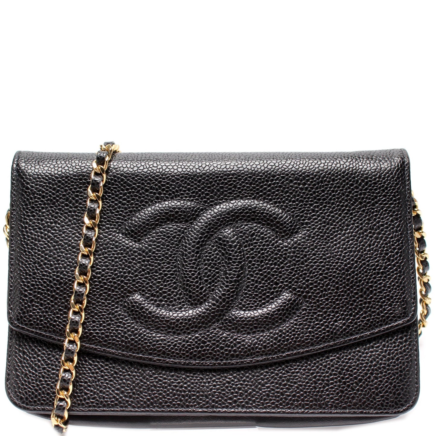 Chanel WOC Timesless CC Caviar 6M Clutch Bag