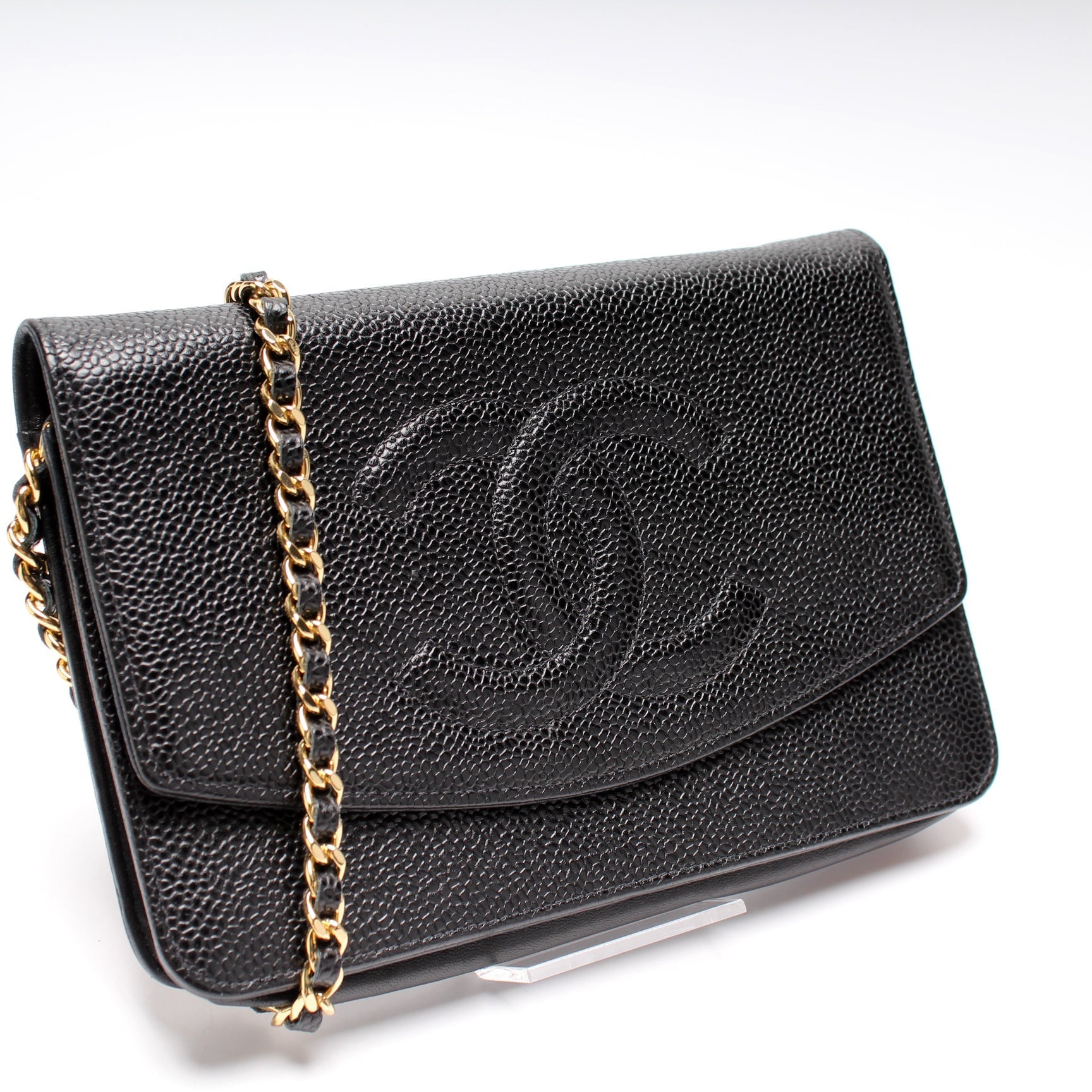 Chanel WOC Timesless CC Caviar 6M Clutch Bag
