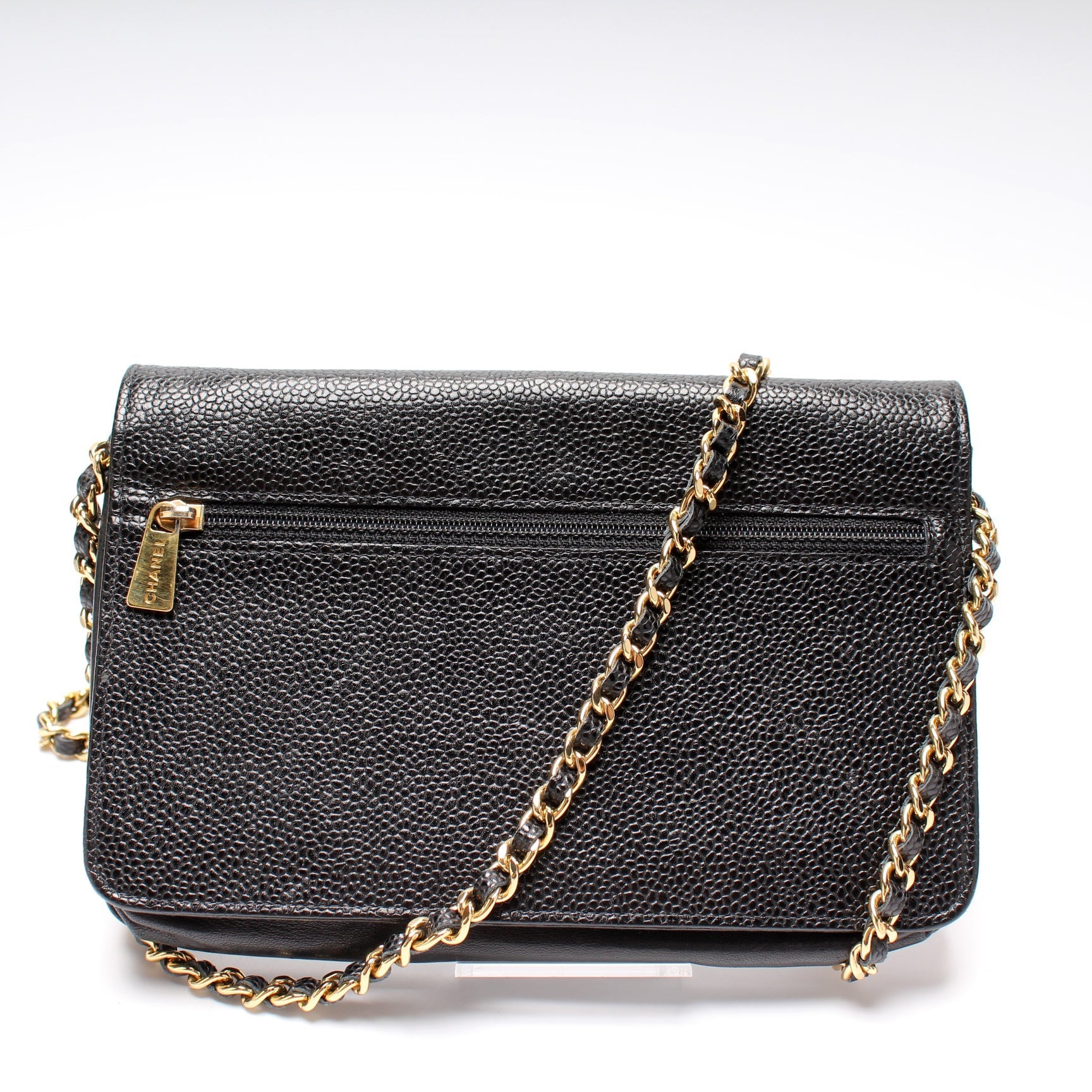 Chanel WOC Timesless CC Caviar 6M Clutch Bag