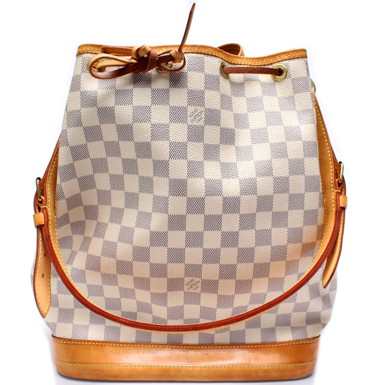 Louis Vuitton Noe Azur Damier Handbag