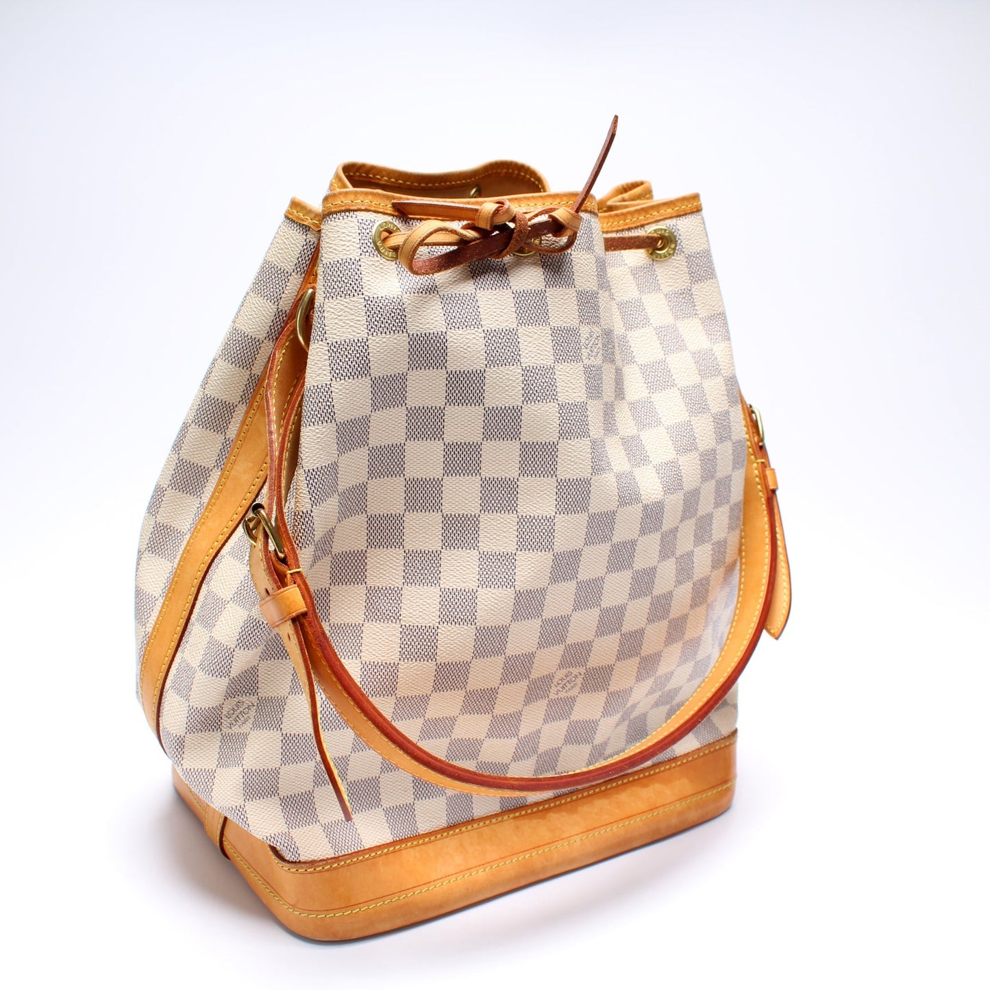 Louis Vuitton Noe Azur Damier Handbag