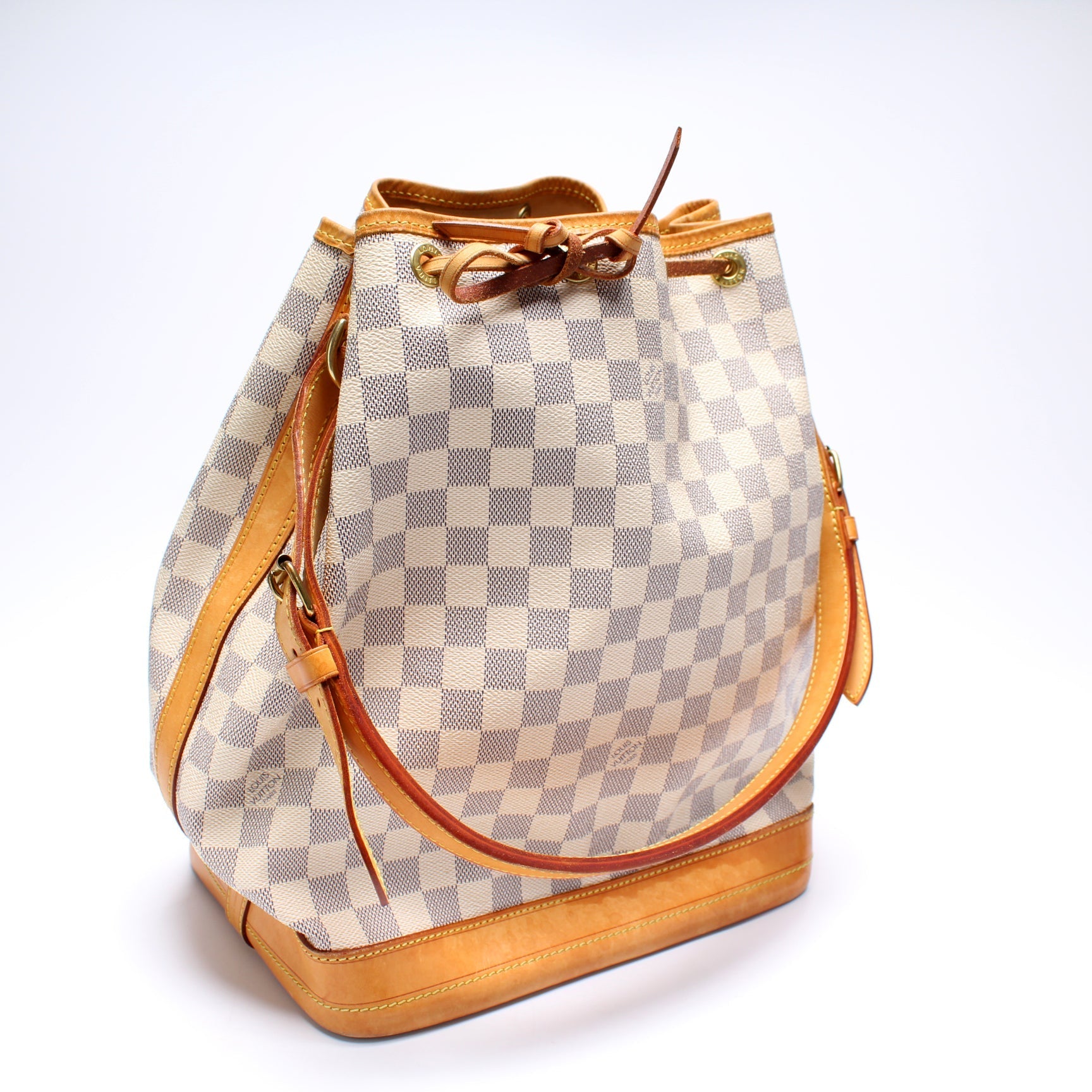 Louis Vuitton Noe Azur Damier Handbag