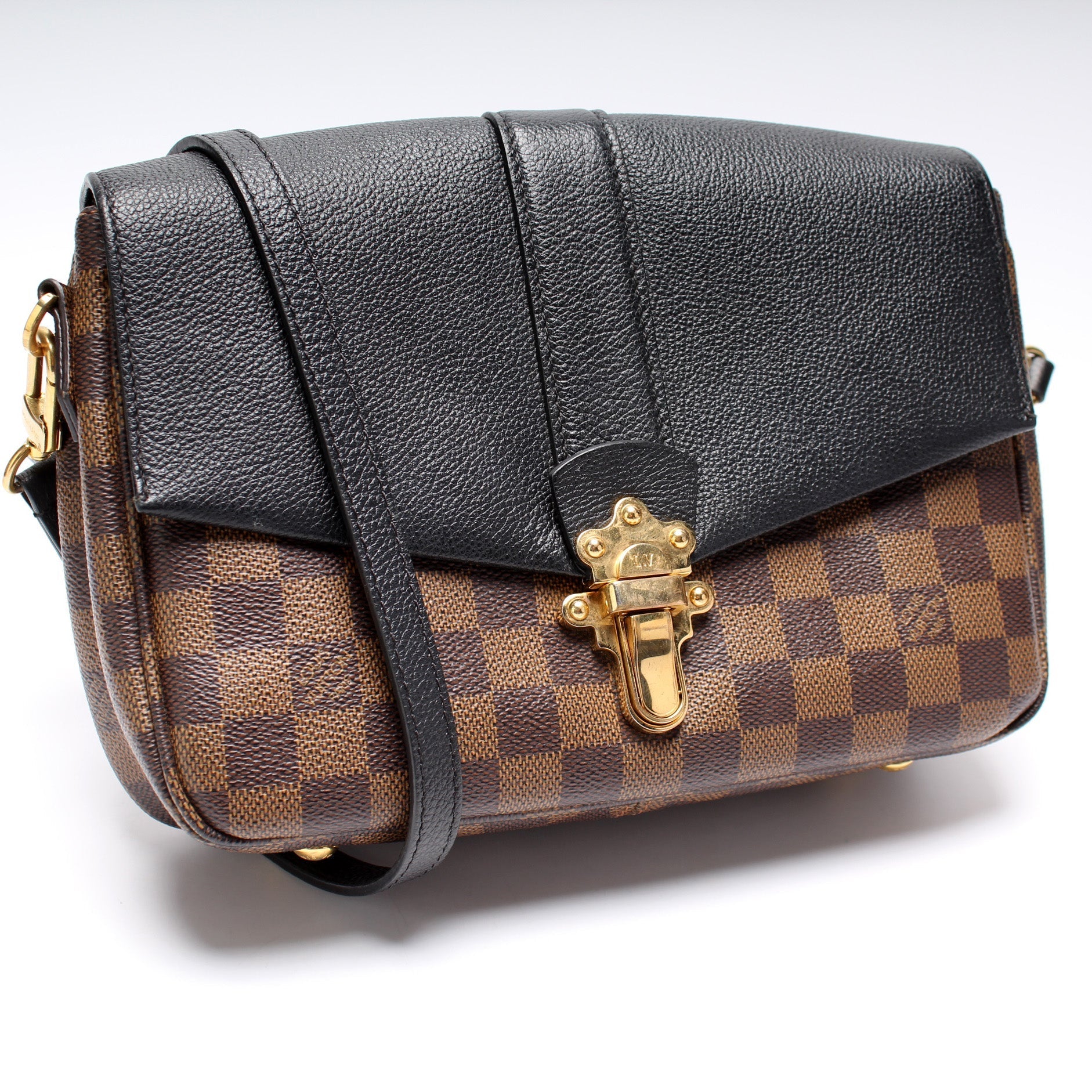 Louis Vuitton Clapton Ebene Damier Crossbody Bag