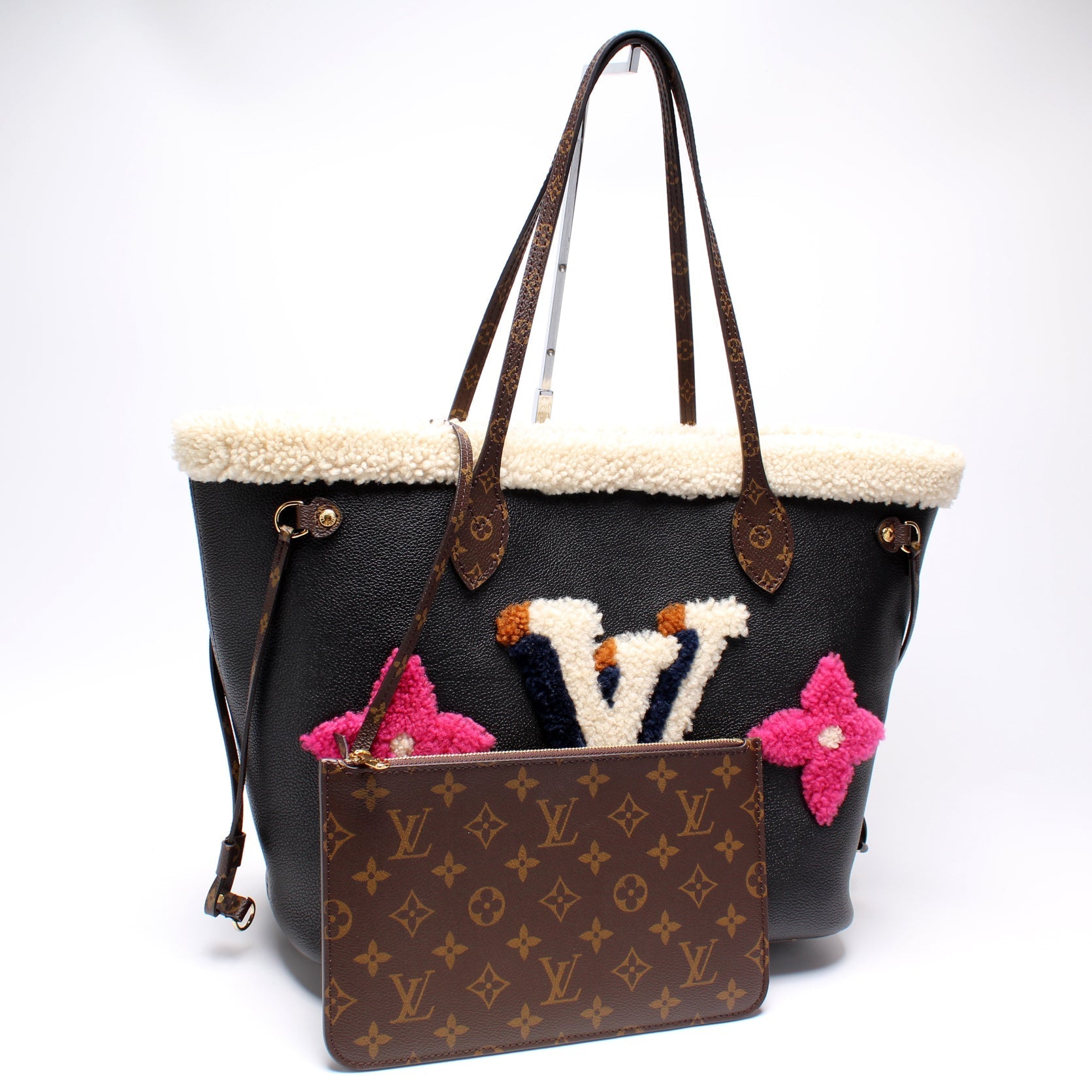 Louis Vuitton Neverfull W MM Teddy Wallet Case