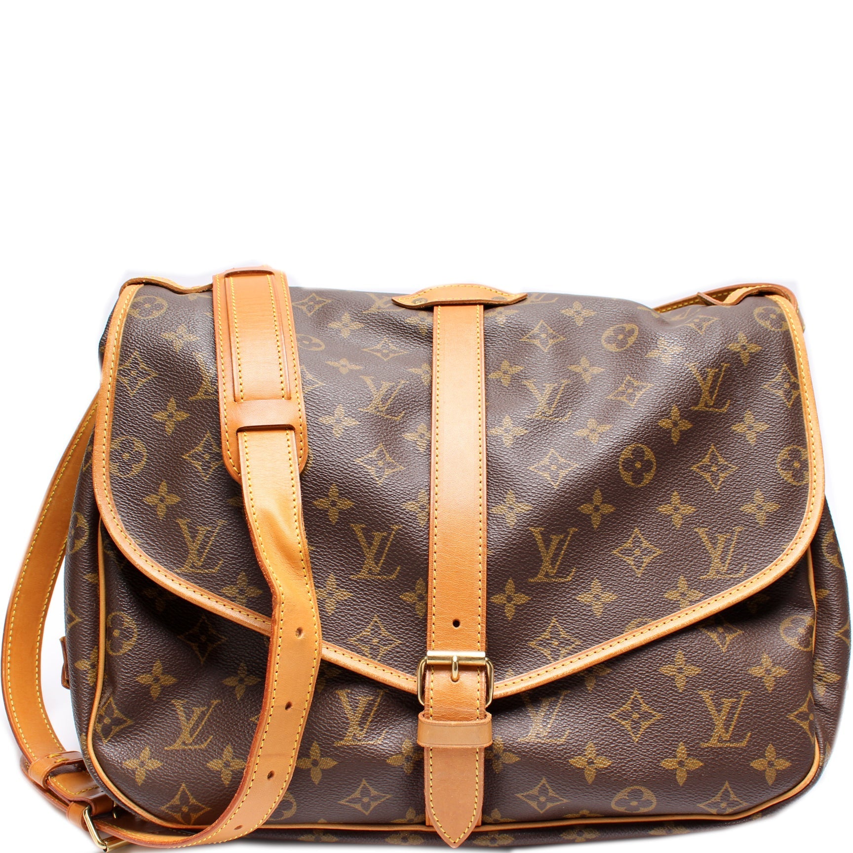 Louis Vuitton Saumar 35 Monogram Handbag Monogram 1