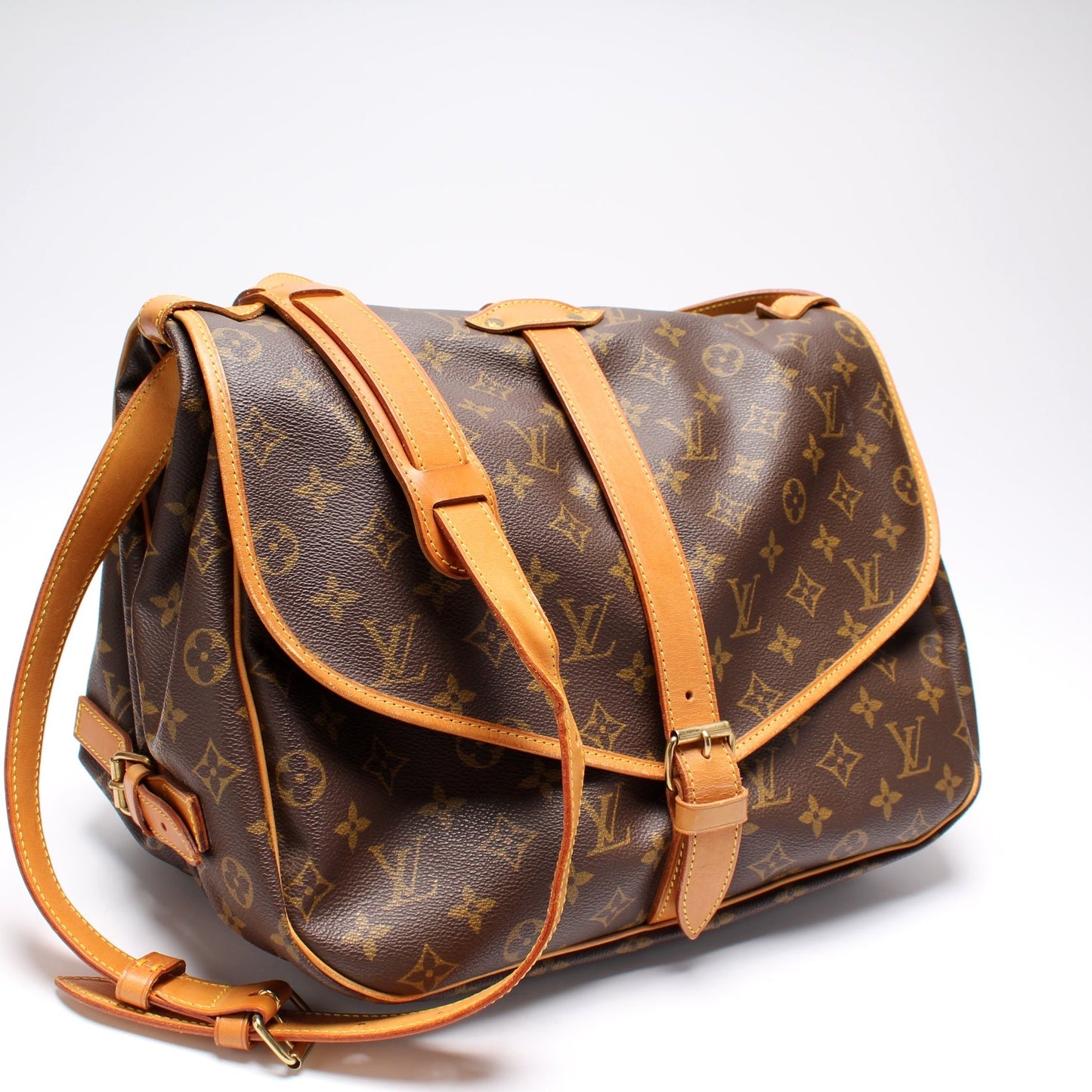Louis Vuitton Saumar 35 Monogram Handbag Monogram 1
