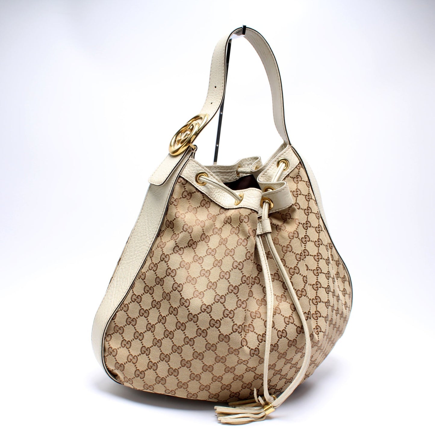 Gucci Interlocking Icon Drawstring Canvas Jewelry