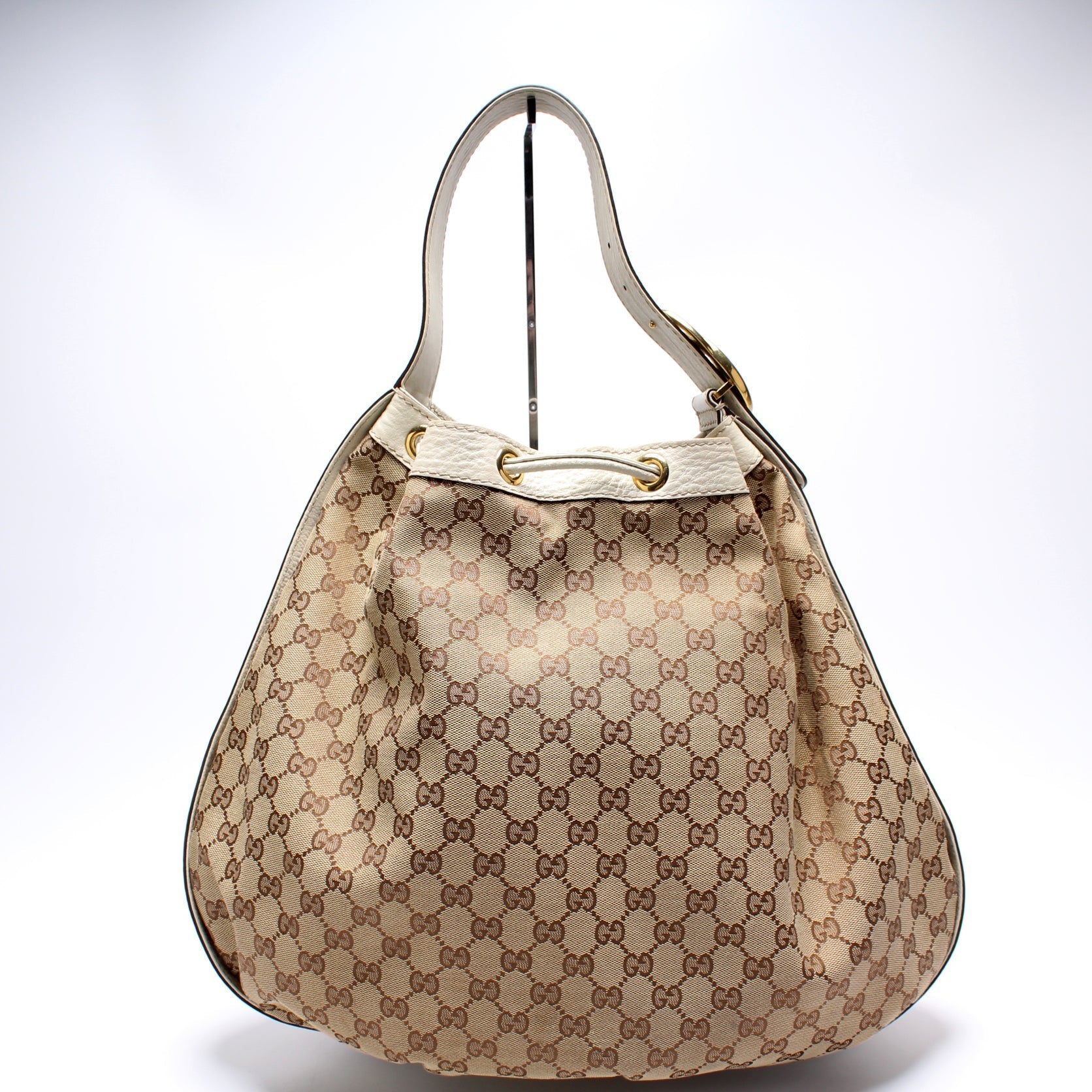 Gucci Interlocking Icon Drawstring Canvas Jewelry