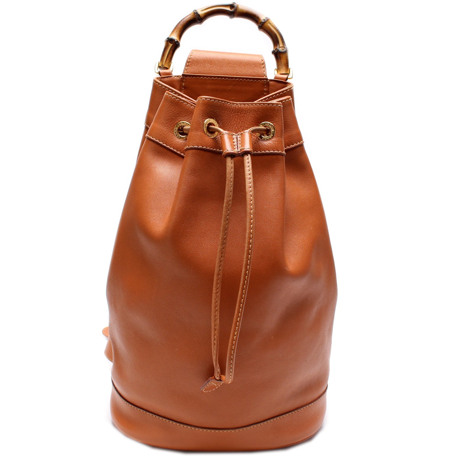 Gucci 003-113 Bamboo Drawstring Sling Leather Jewelry