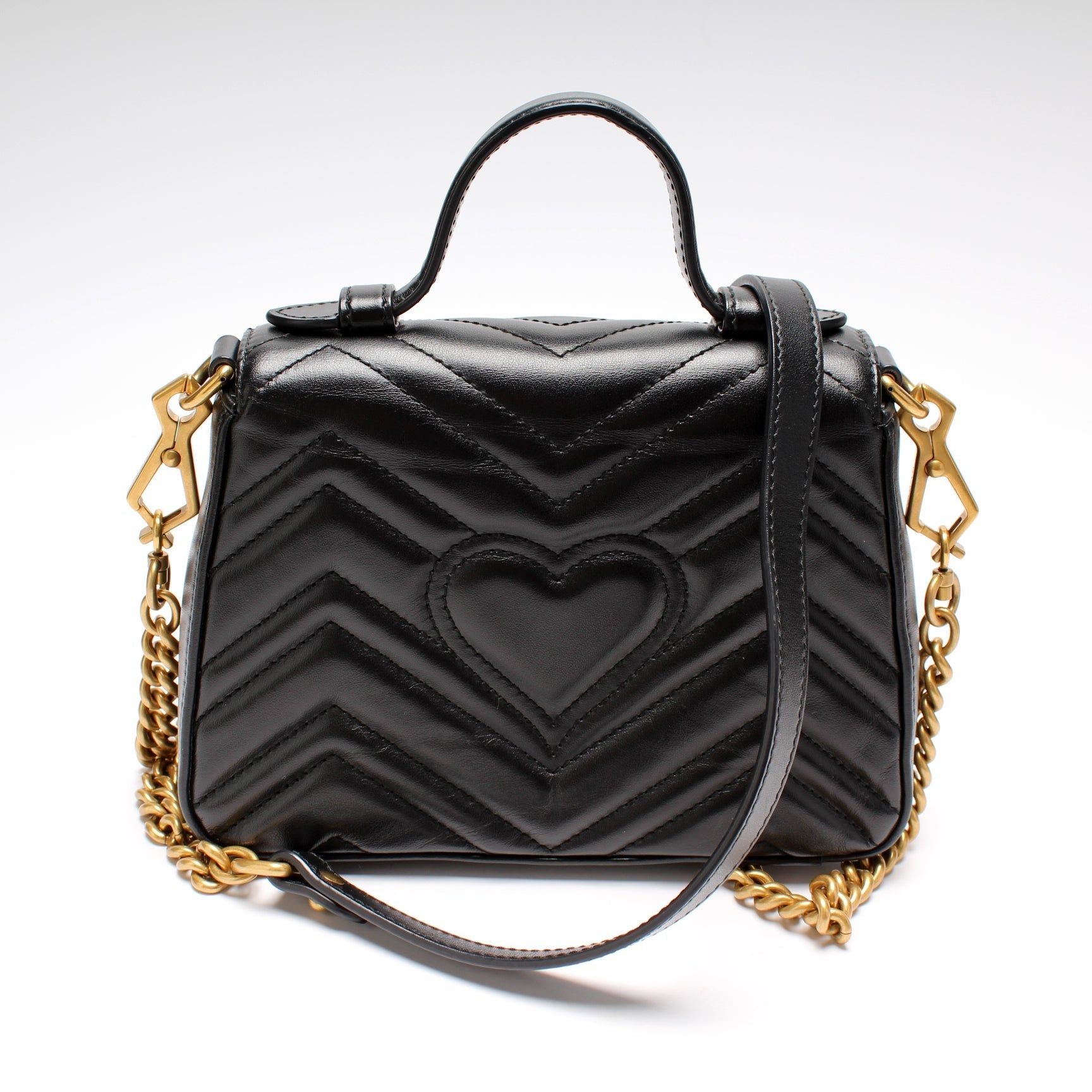 Gucci Marmont Mini Top Handle Travel Bag Handle 5