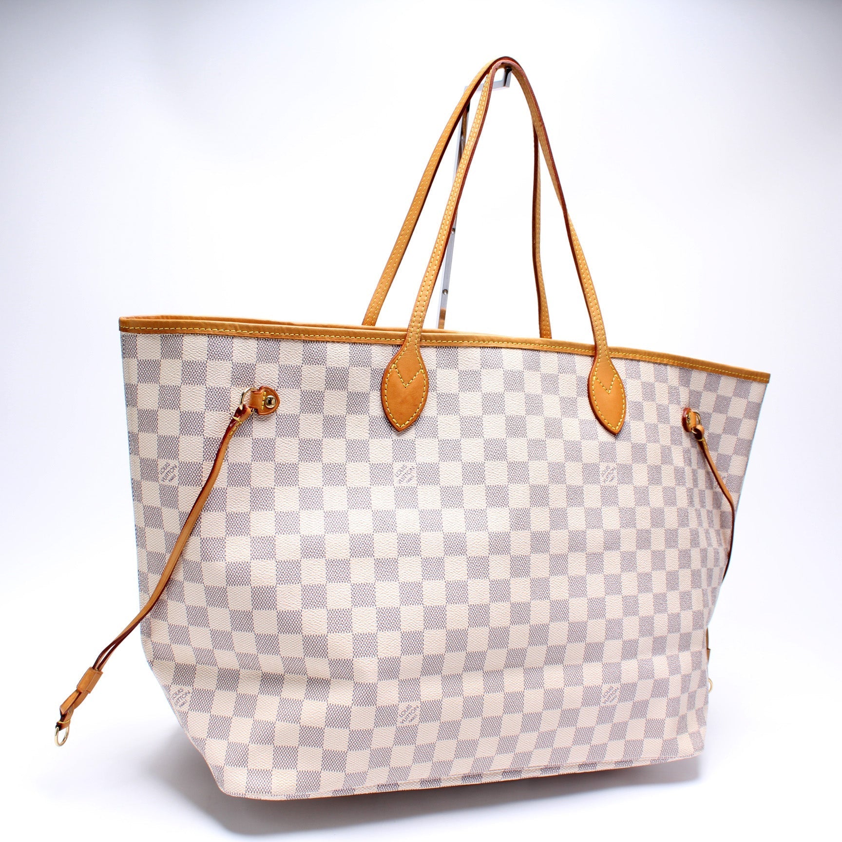 Louis Vuitton Neverfull GM Azur Damier Tote Bag Damier Azur