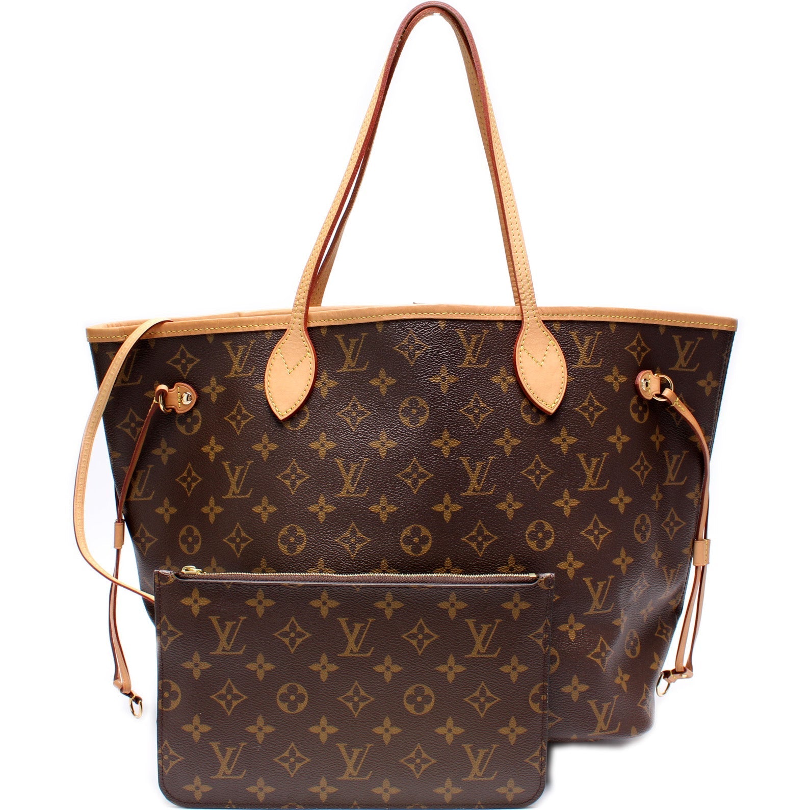 Louis Vuitton Nevefull W MM Monogram Wallet Case