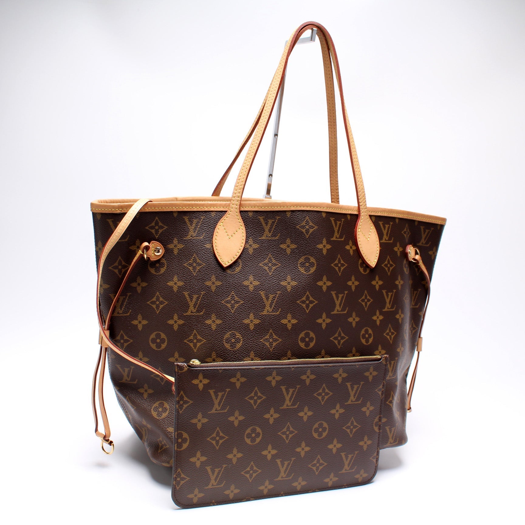 Louis Vuitton Nevefull W MM Monogram Wallet Case